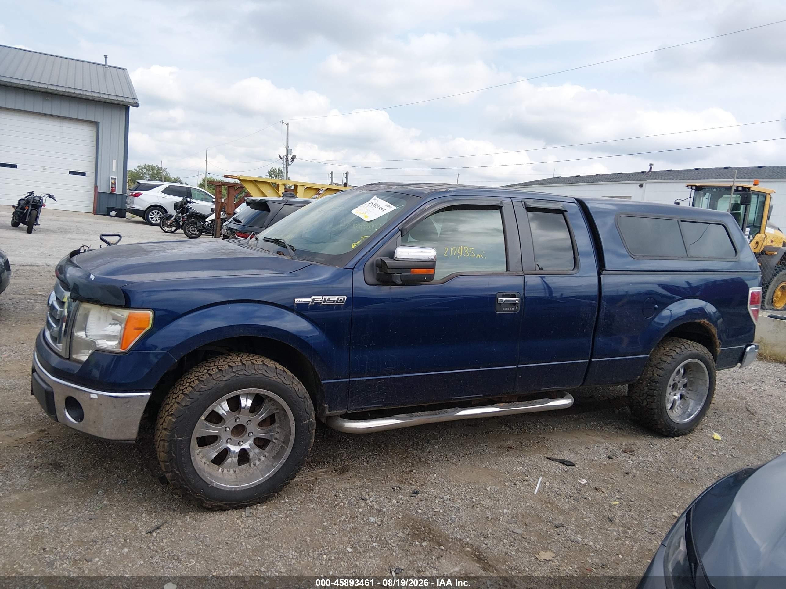 2009 Ford F-150 Lariat/xl/xlt Blue vin: 1FTRX12V39KC51565