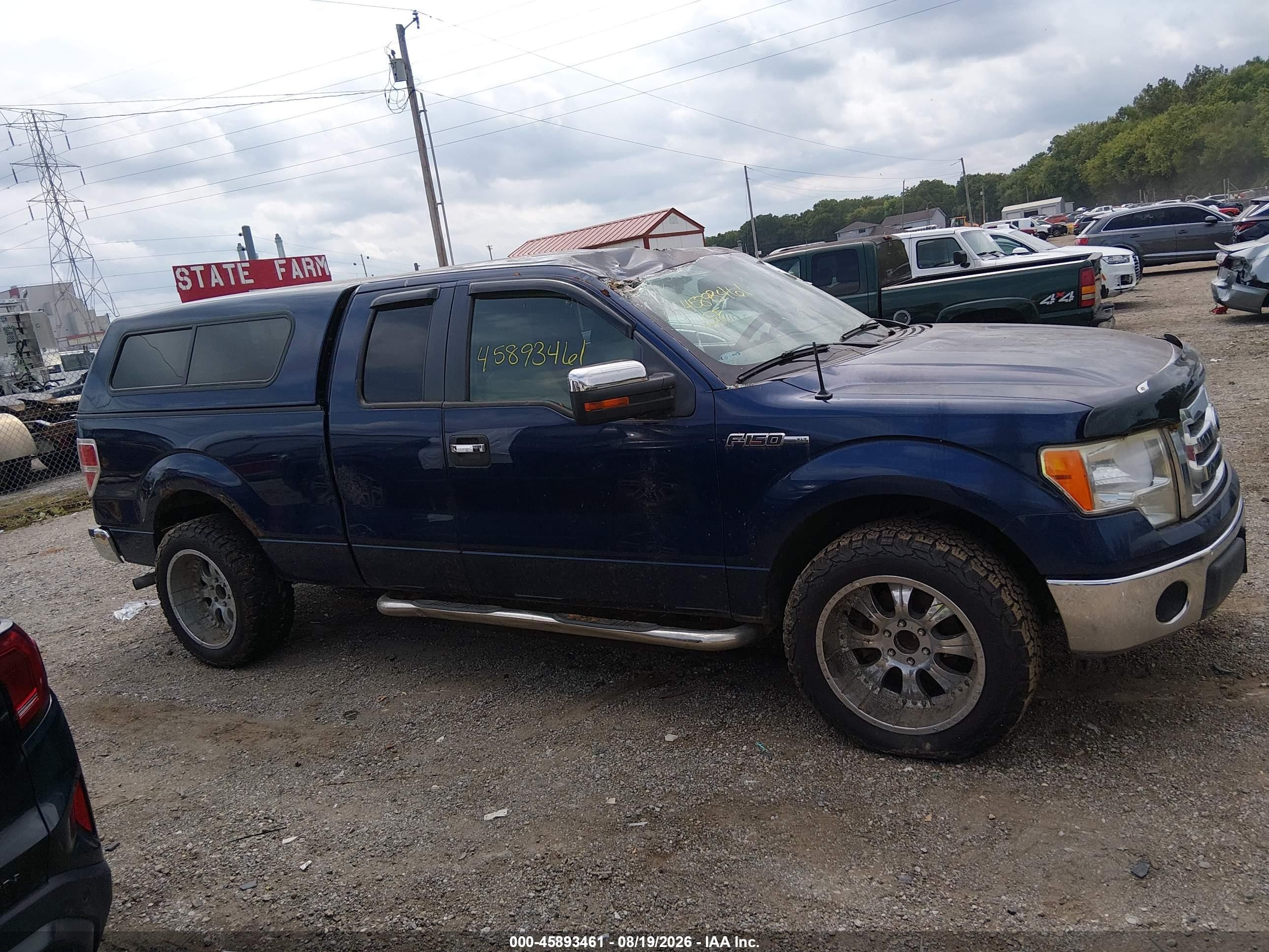 2009 Ford F-150 Lariat/xl/xlt Blue vin: 1FTRX12V39KC51565