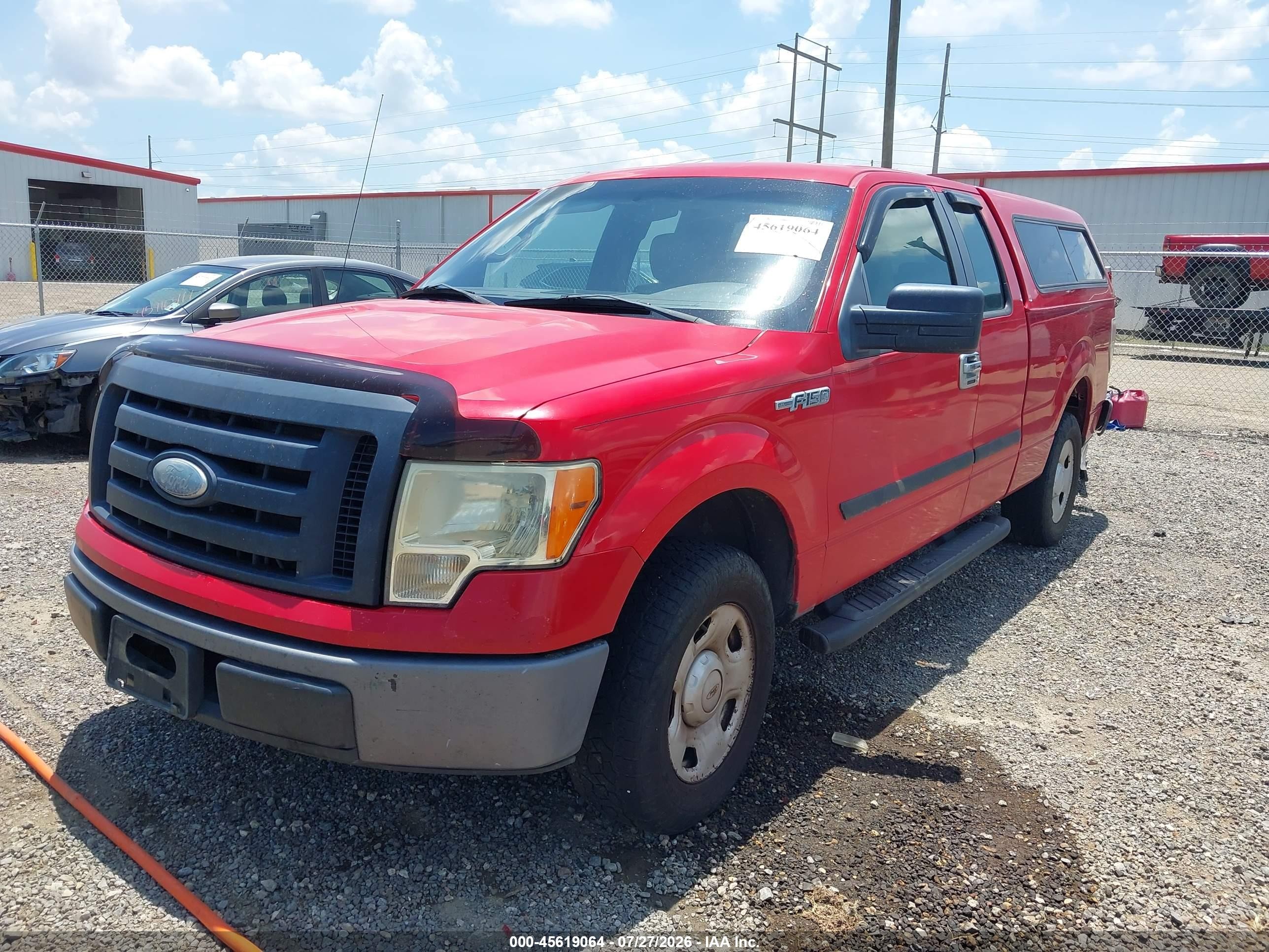 2009 Ford F-150 Lariat/xl/xlt Red vin: 1FTRX12V59KC71042