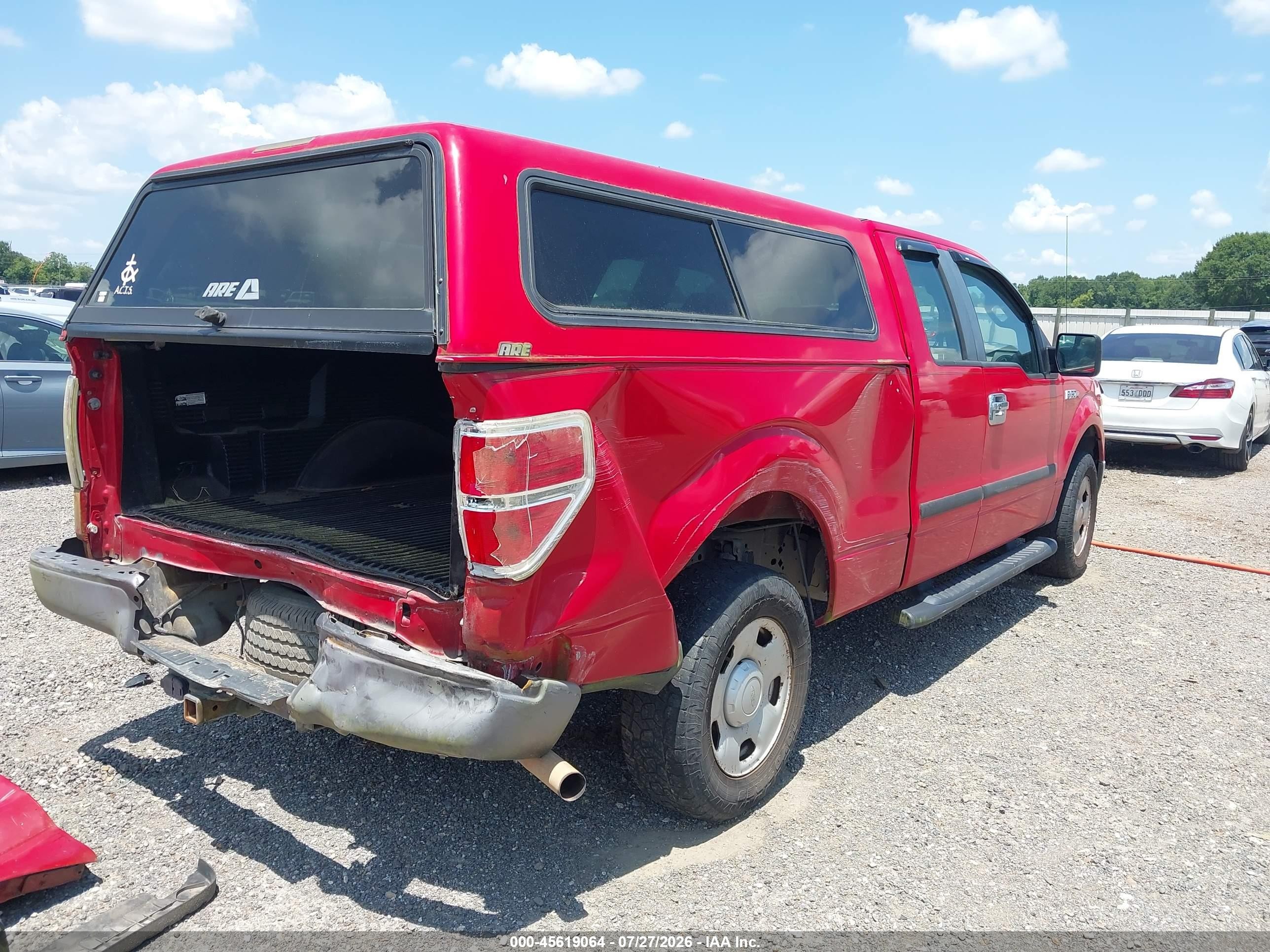 2009 Ford F-150 Lariat/xl/xlt Red vin: 1FTRX12V59KC71042