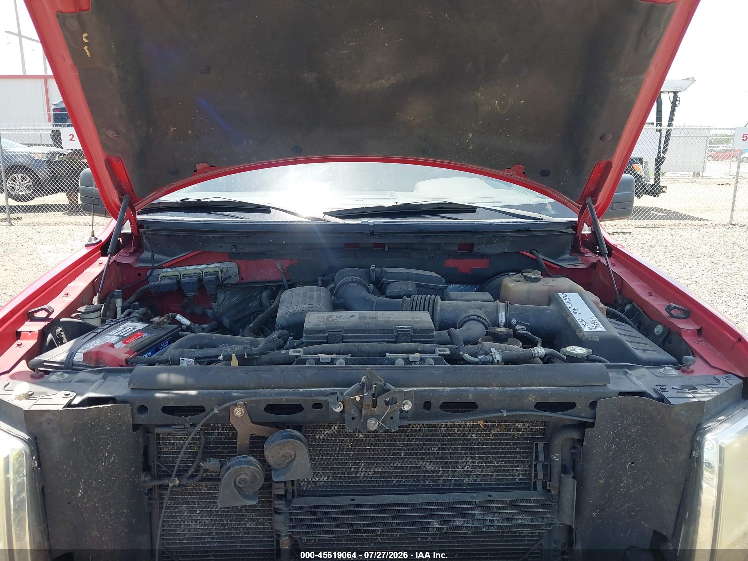 2009 Ford F-150 Lariat/xl/xlt Red vin: 1FTRX12V59KC71042