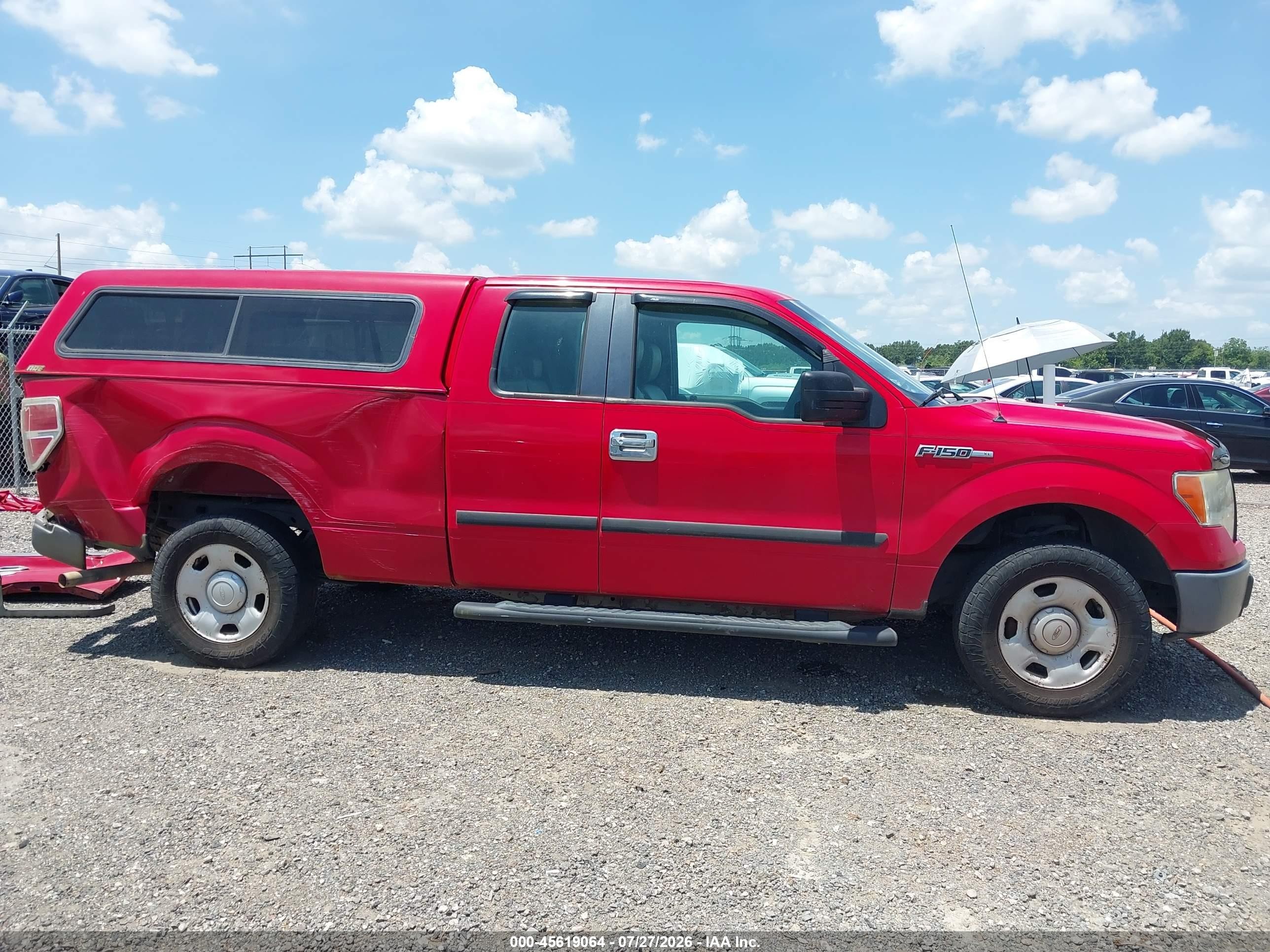 2009 Ford F-150 Lariat/xl/xlt Red vin: 1FTRX12V59KC71042
