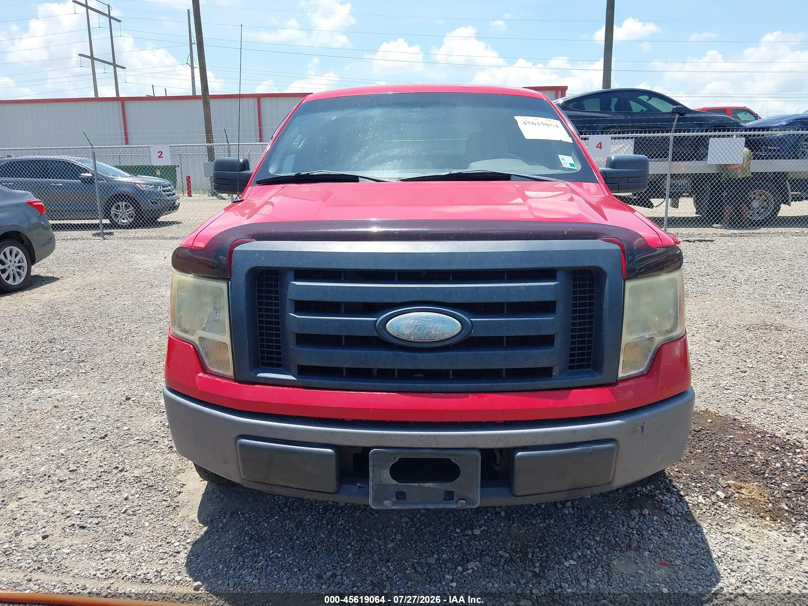 2009 Ford F-150 Lariat/xl/xlt Red vin: 1FTRX12V59KC71042