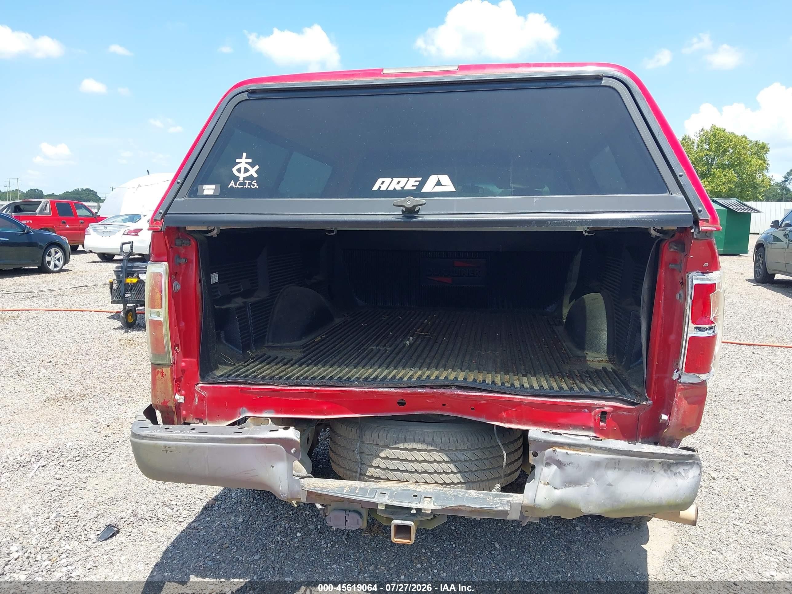 2009 Ford F-150 Lariat/xl/xlt Red vin: 1FTRX12V59KC71042