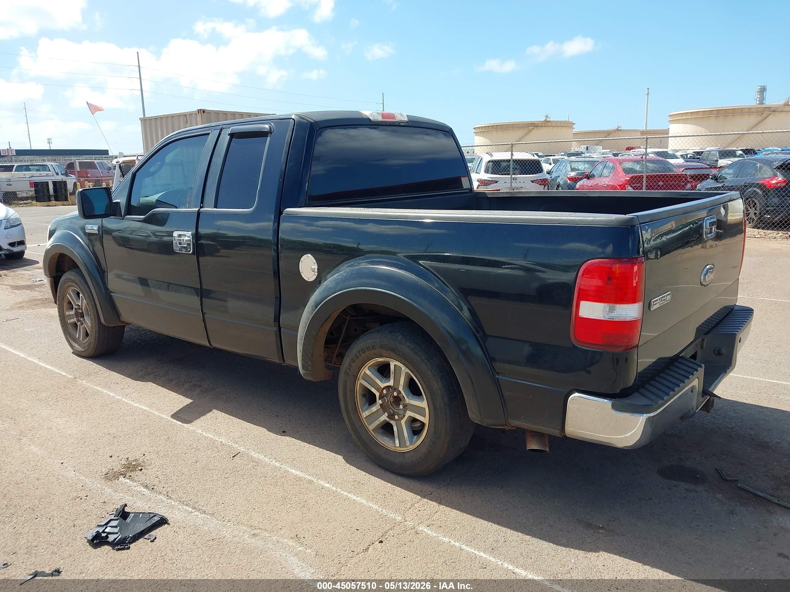2007 Ford F-150 Lariat/xlt Черный vin: 1FTRX12V67FB35380