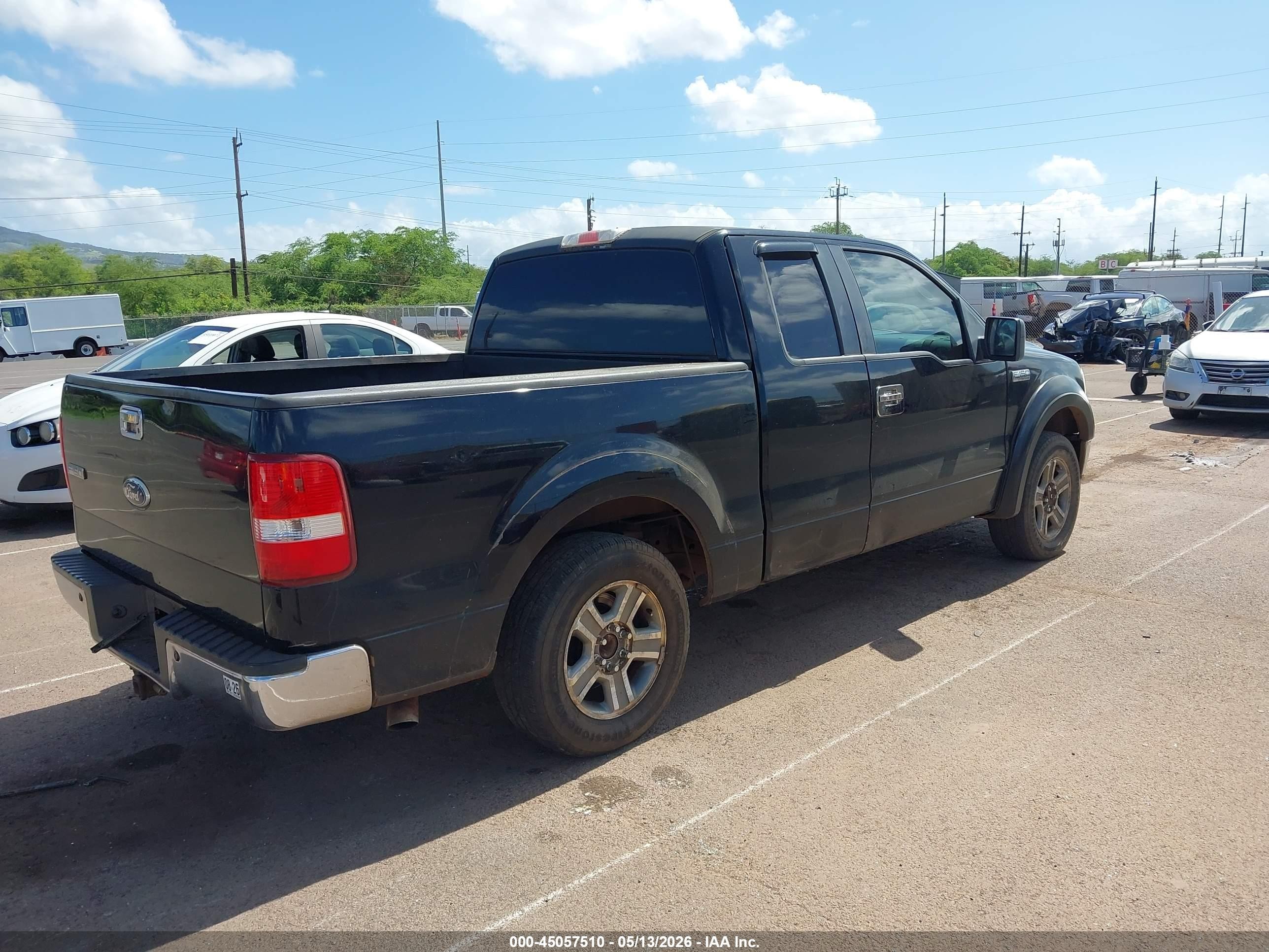2007 Ford F-150 Lariat/xlt Черный vin: 1FTRX12V67FB35380