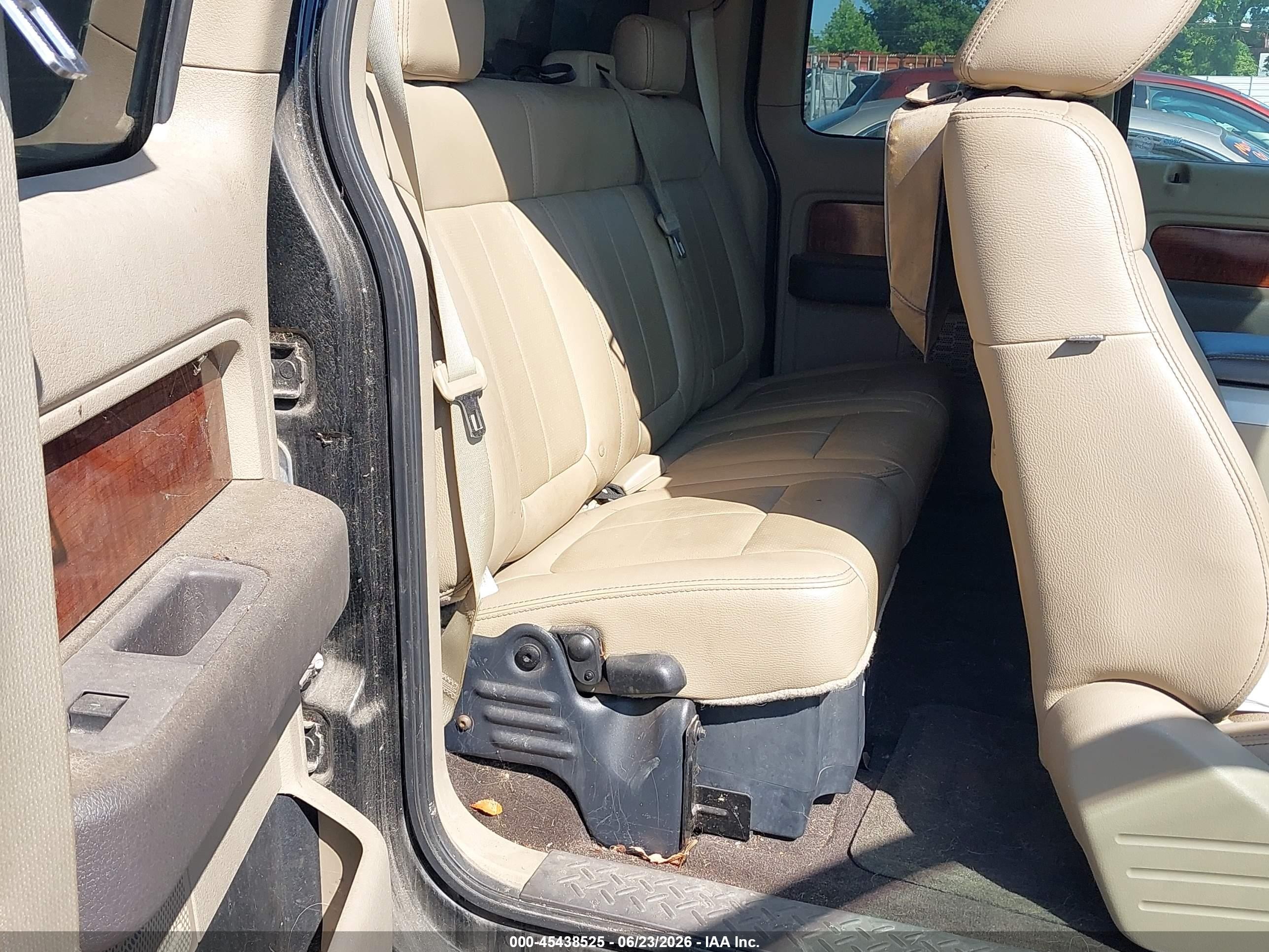 2009 Ford F-150 Lariat Black vin: 1FTRX12V79KC26426