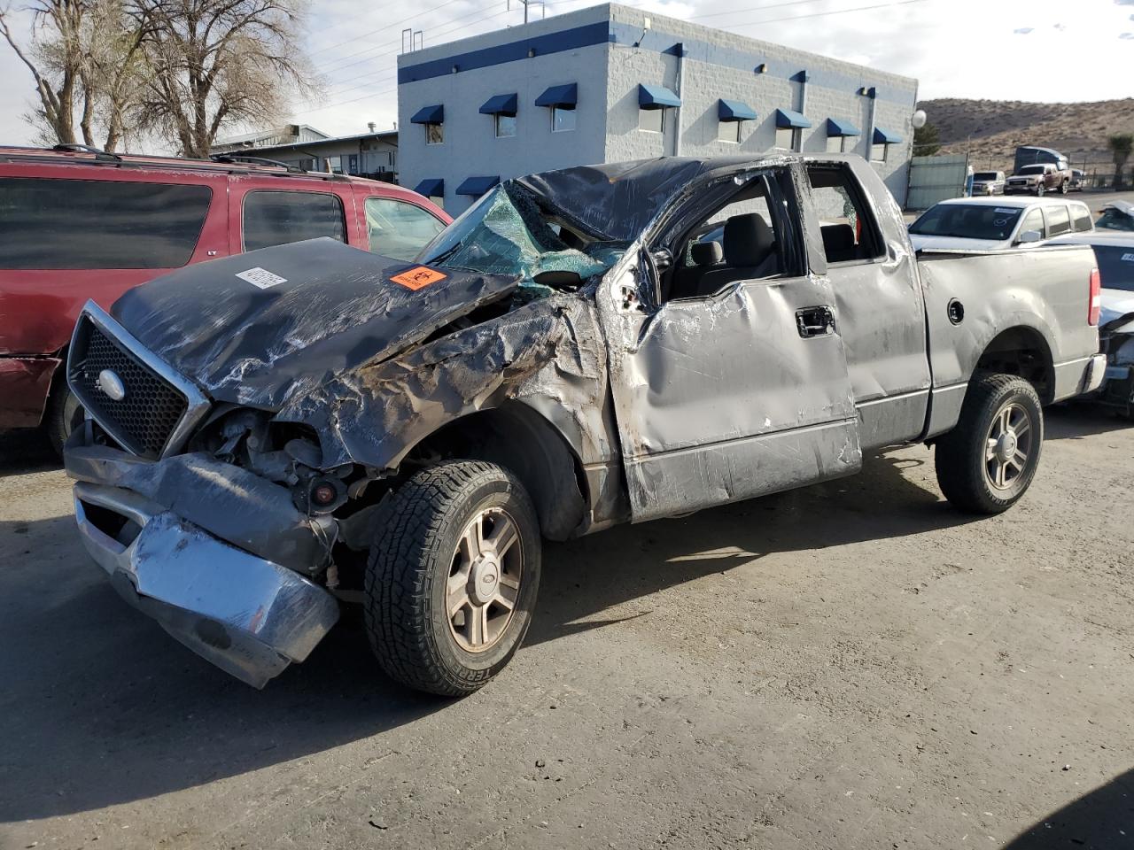 2007 Ford F150  Silver vin: 1FTRX12V87KC43328