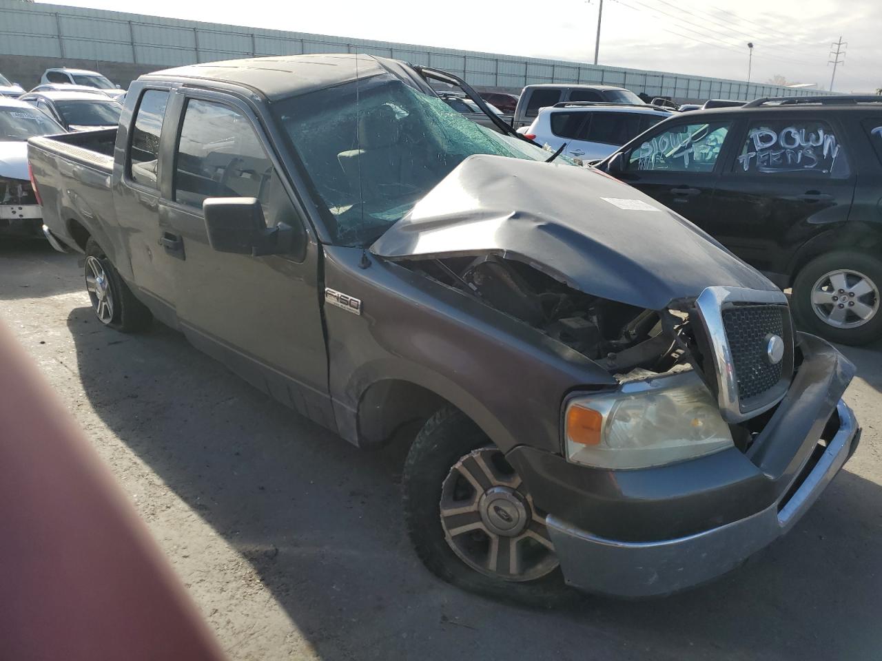 2007 Ford F150  Серебряный vin: 1FTRX12V87KC43328