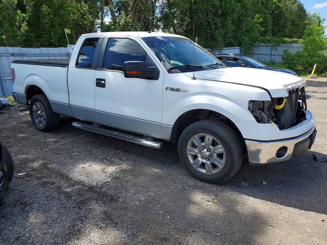2009 Ford F150 White vin: 1FTRX12V89KC69544