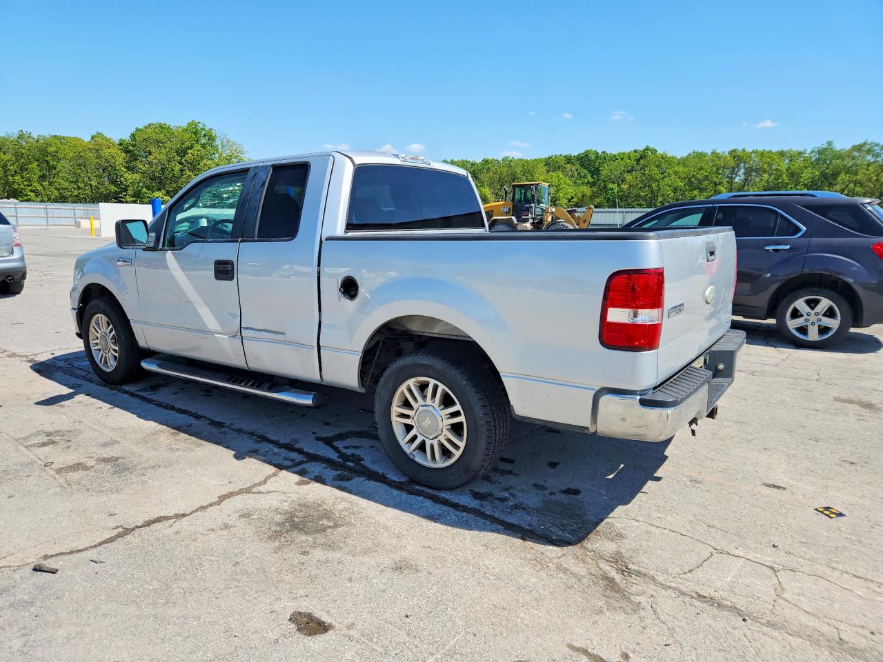 2007 Ford F150 Silver vin: 1FTRX12V97FB86100