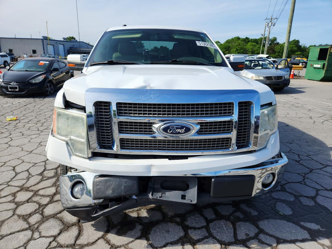 2009 Ford F150 Super Cab White vin: 1FTRX12VX9FA73288