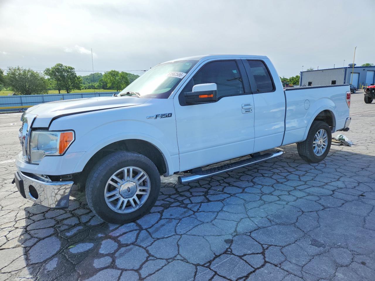 2009 Ford F150 Super Cab White vin: 1FTRX12VX9FA73288