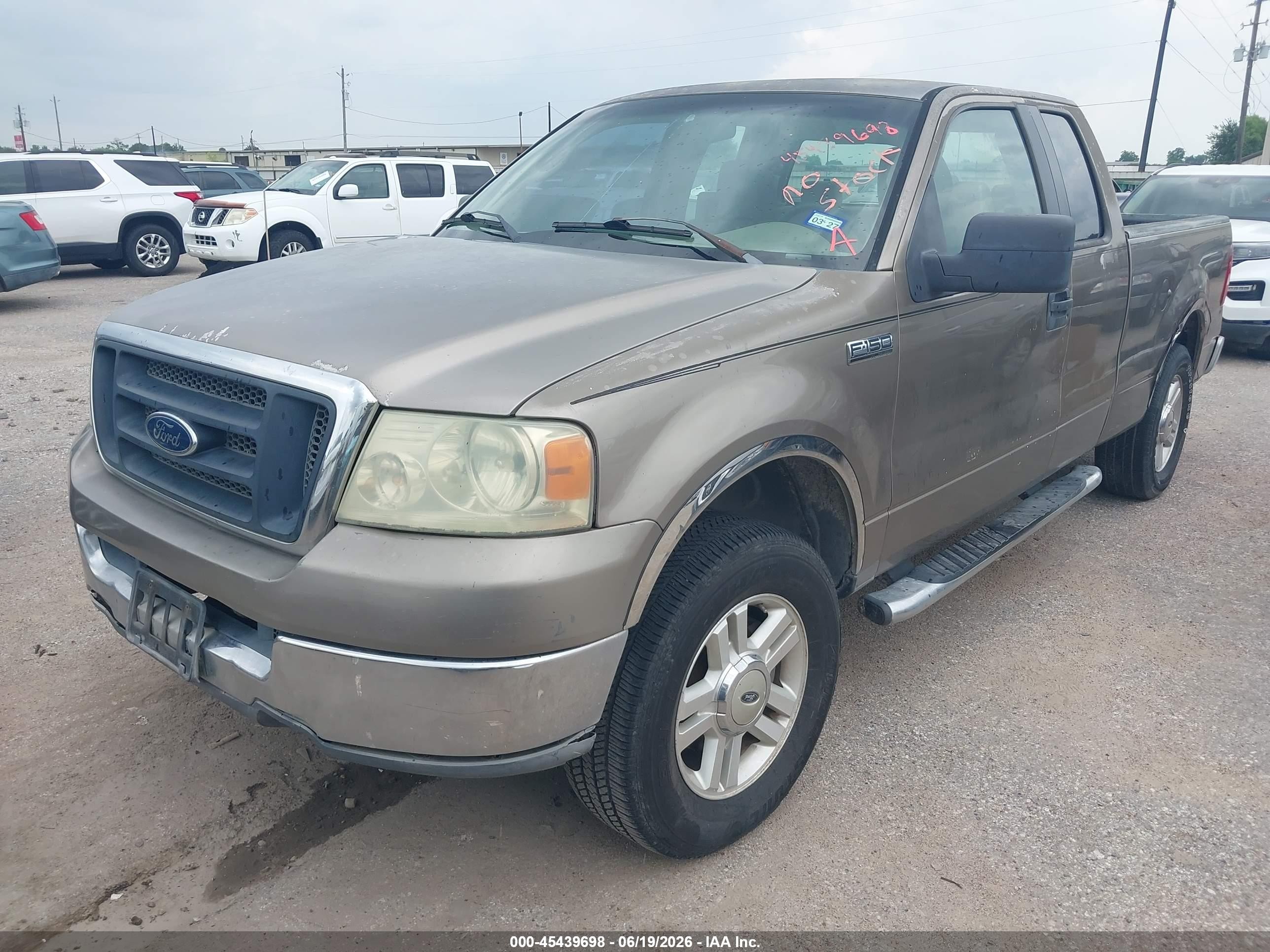 2004 Ford F-150 Stx/xl/xlt Brown vin: 1FTRX12W04NA86090