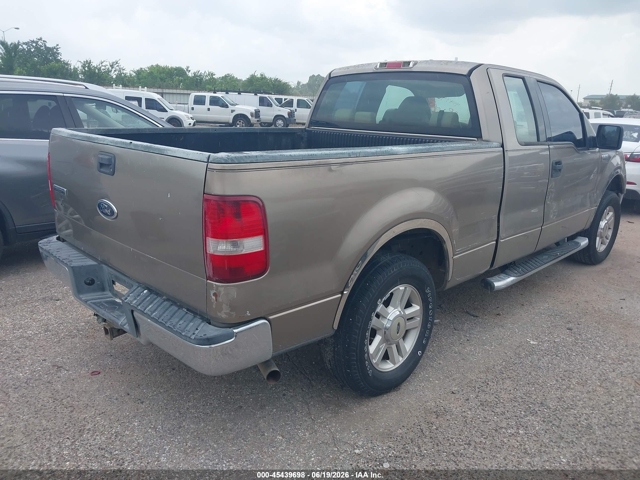 2004 Ford F-150 Stx/xl/xlt Brown vin: 1FTRX12W04NA86090