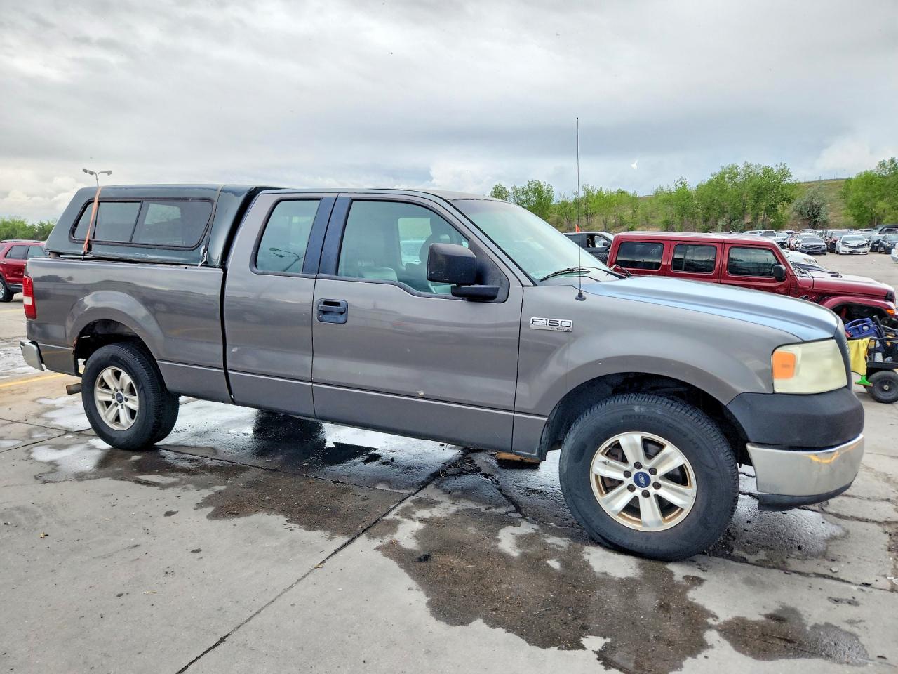 2005 Ford F150 Gray vin: 1FTRX12W05FB28267