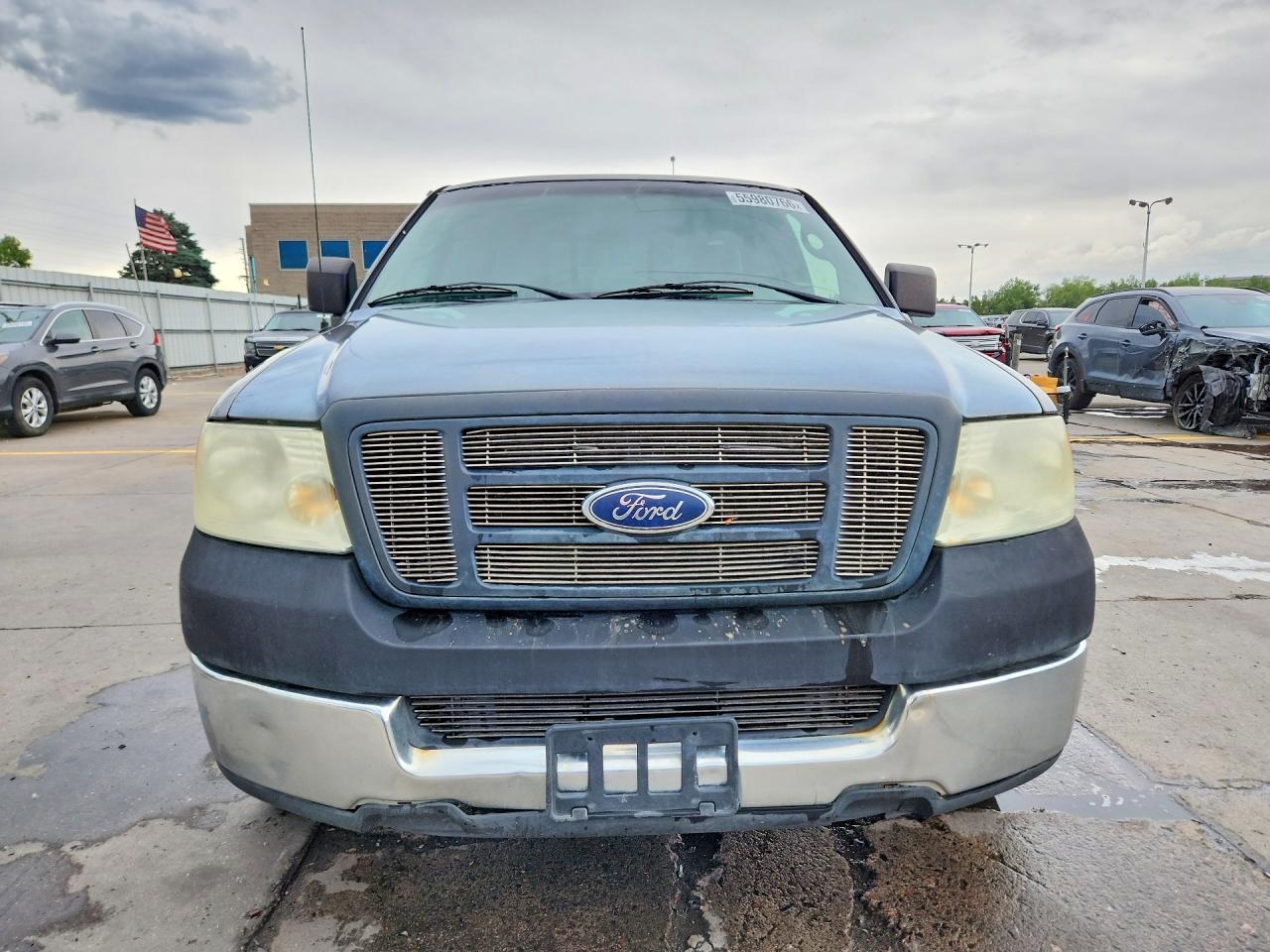 2005 Ford F150 Gray vin: 1FTRX12W05FB28267