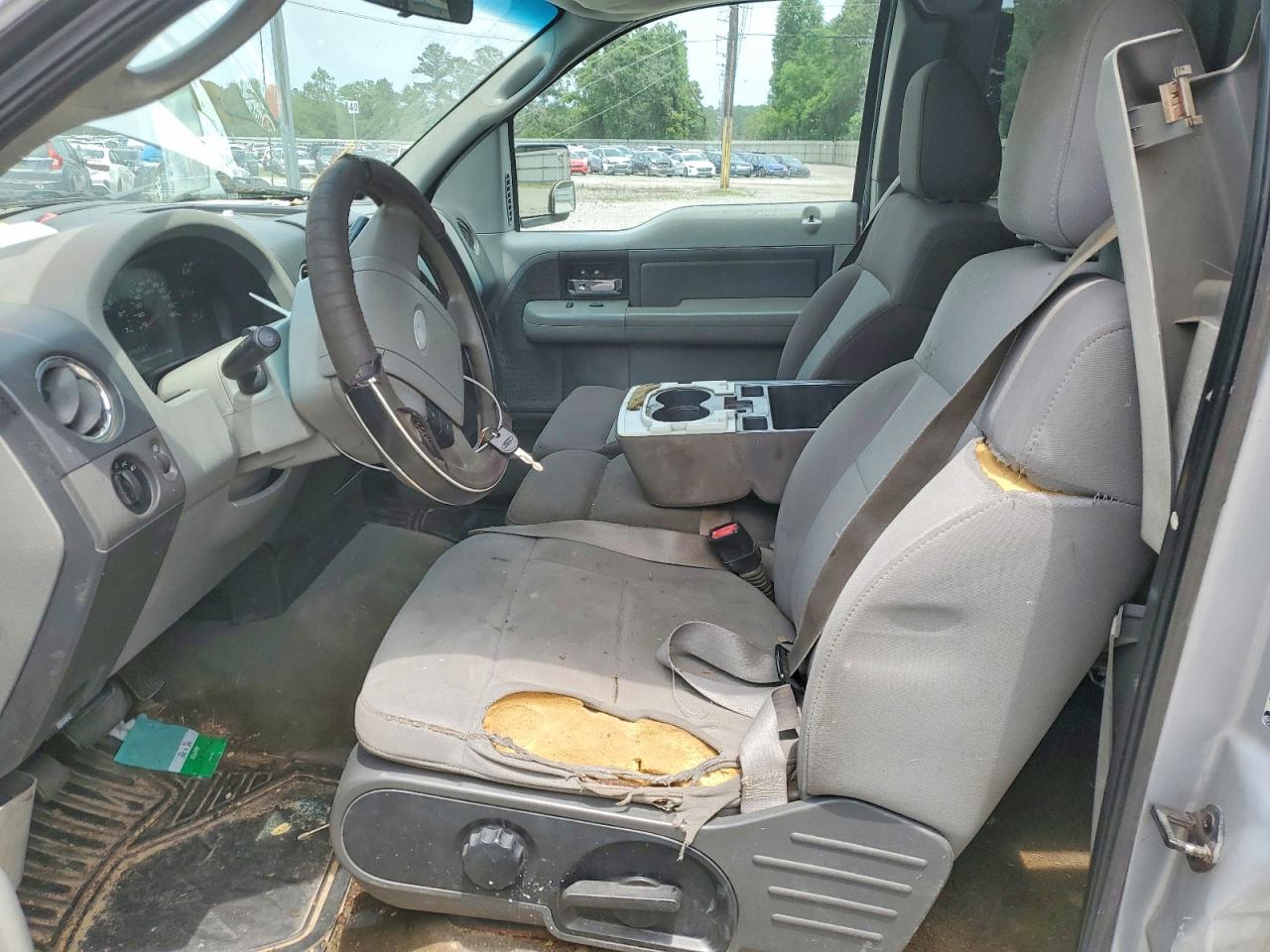 2005 Ford F-150 Fx4 Flareside Silver vin: 1FTRX12W05NB35306