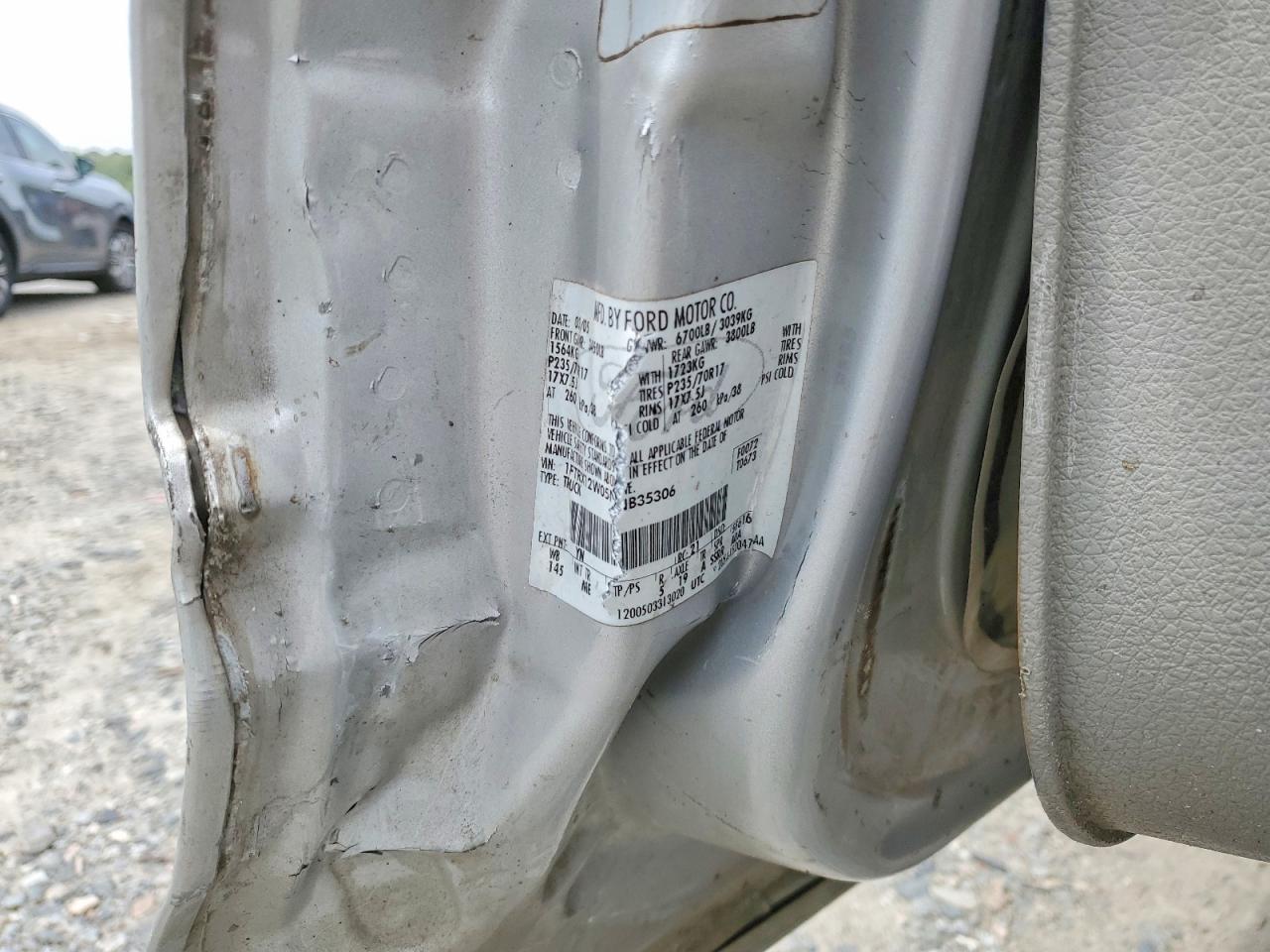 2005 Ford F-150 Fx4 Flareside Silver vin: 1FTRX12W05NB35306
