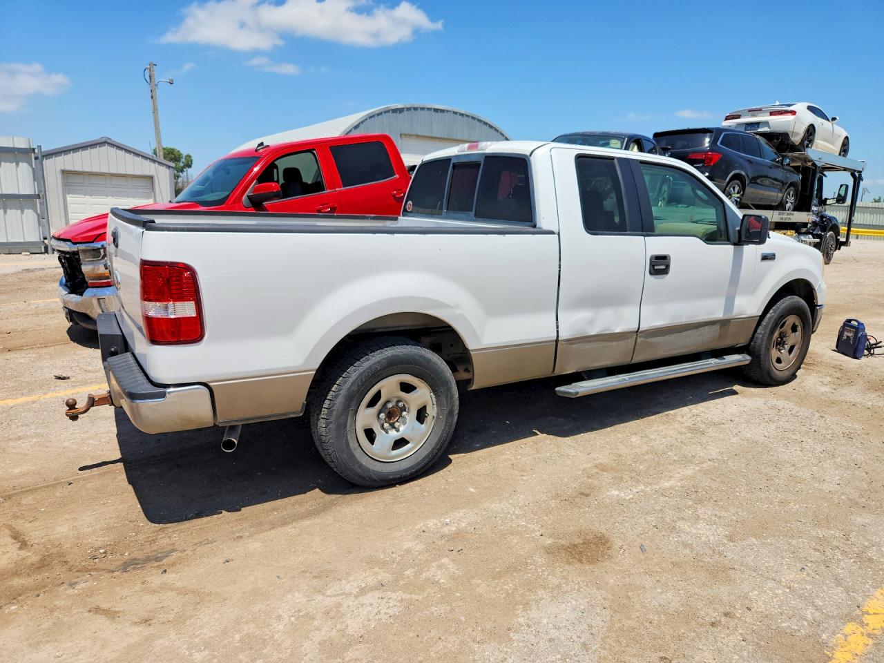 2006 Ford F150 White vin: 1FTRX12W06NA62990