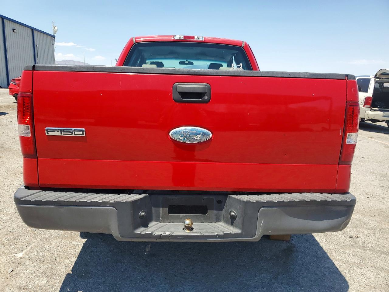 2007 Ford F150 Красный vin: 1FTRX12W07FA30035