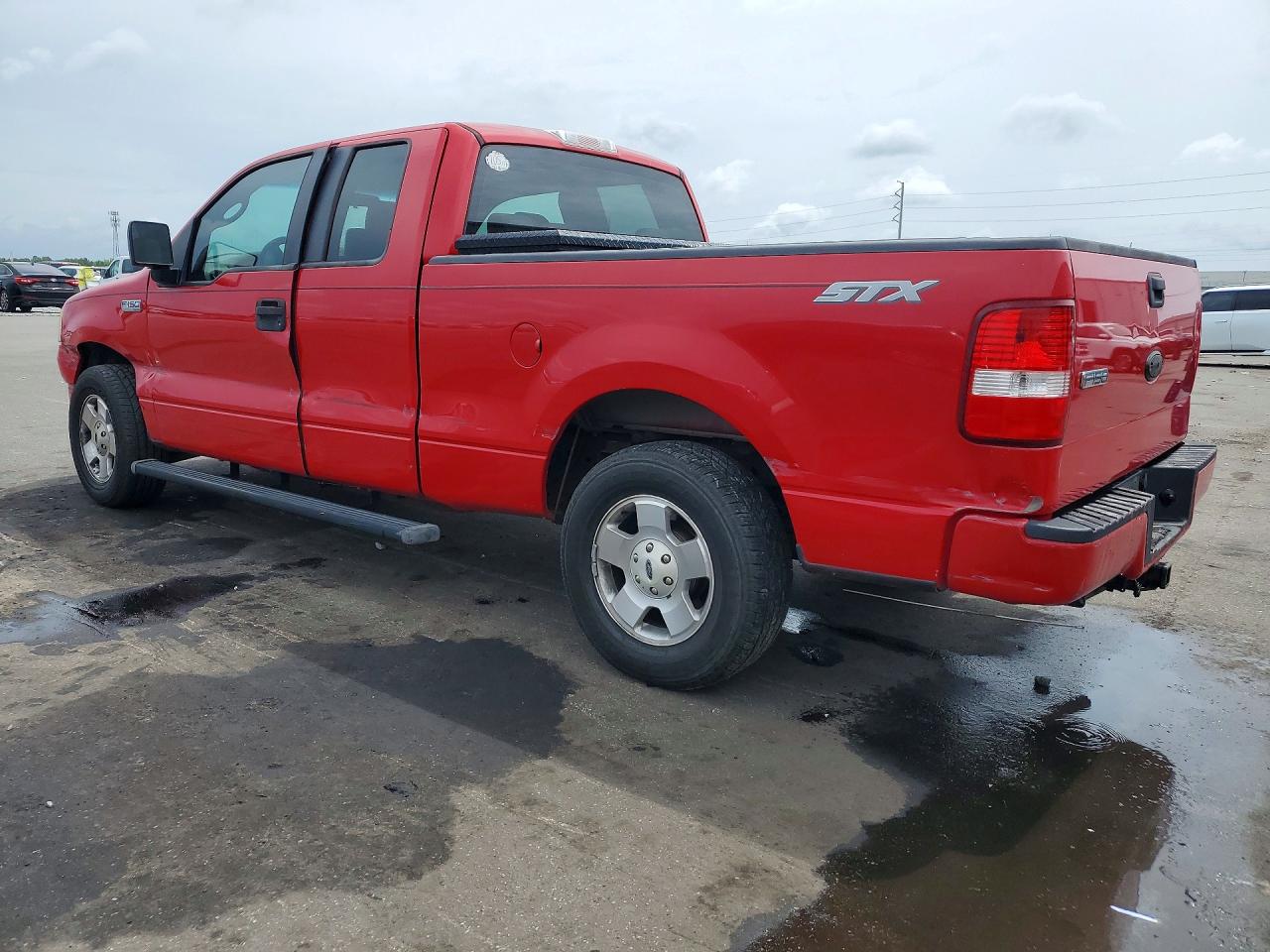 2007 Ford F150 Red vin: 1FTRX12W07FA37454