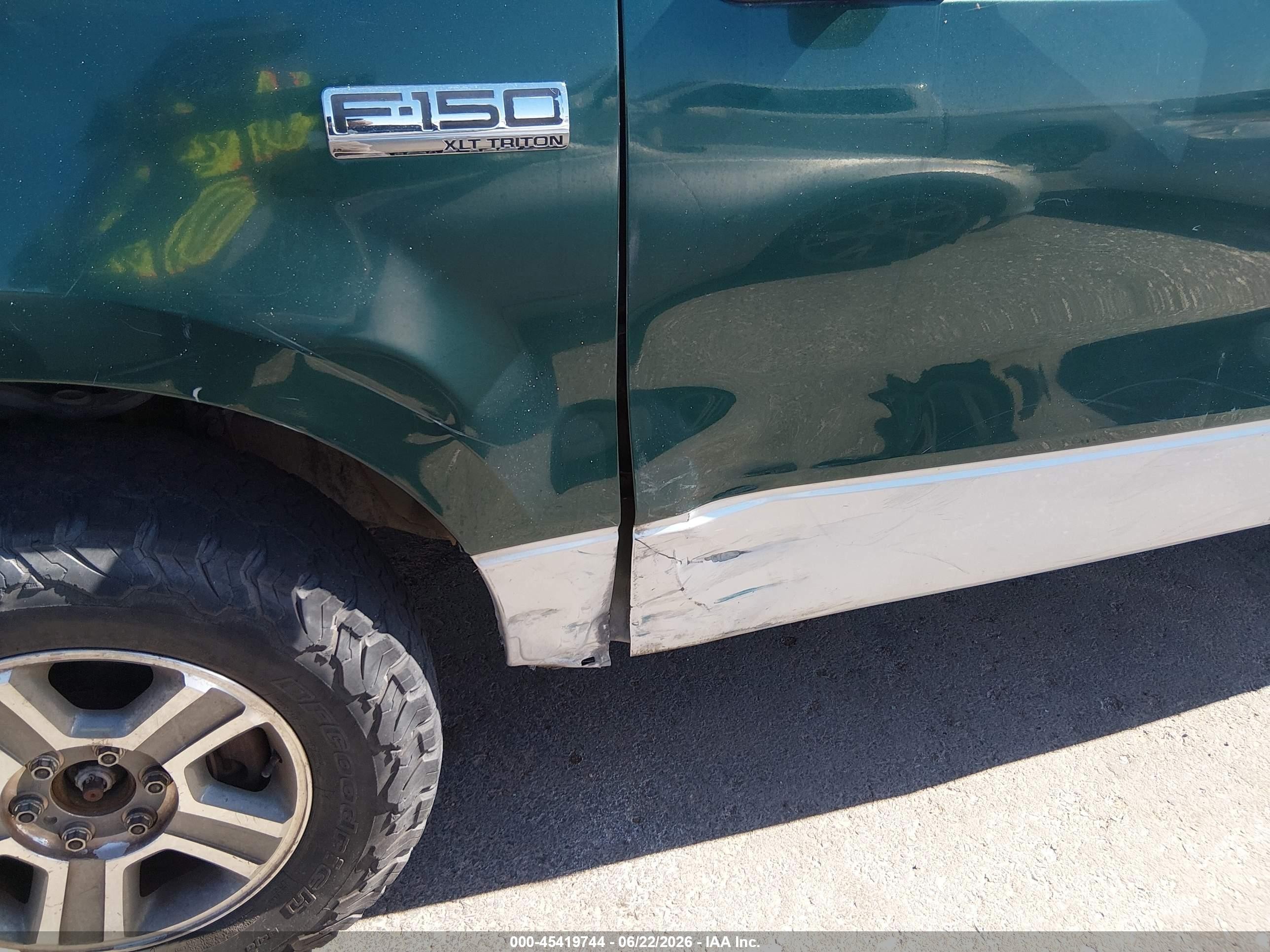 2007 Ford F-150 Stx/xl/xlt Зеленый vin: 1FTRX12W07FA66775