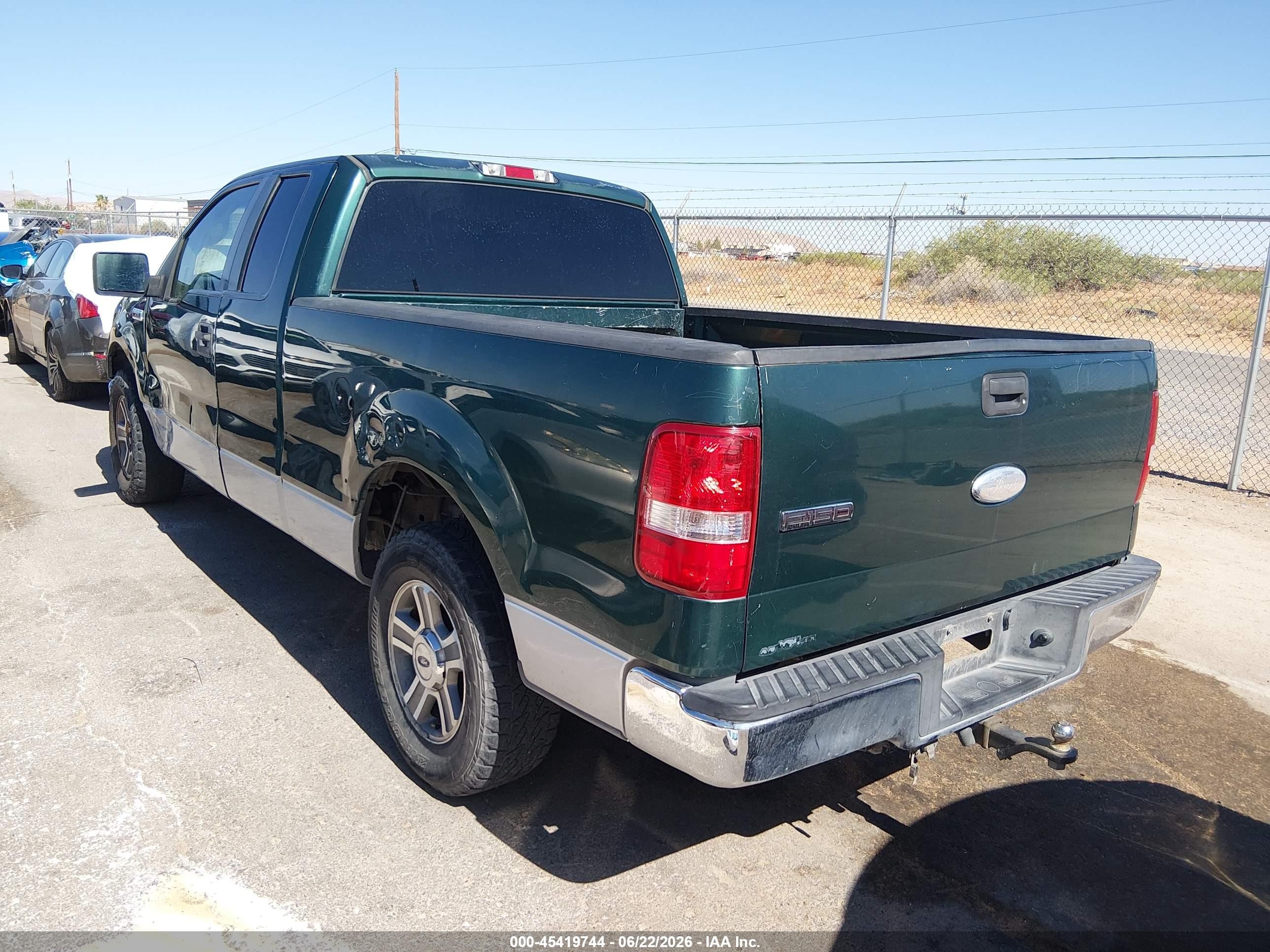 2007 Ford F-150 Stx/xl/xlt Зеленый vin: 1FTRX12W07FA66775