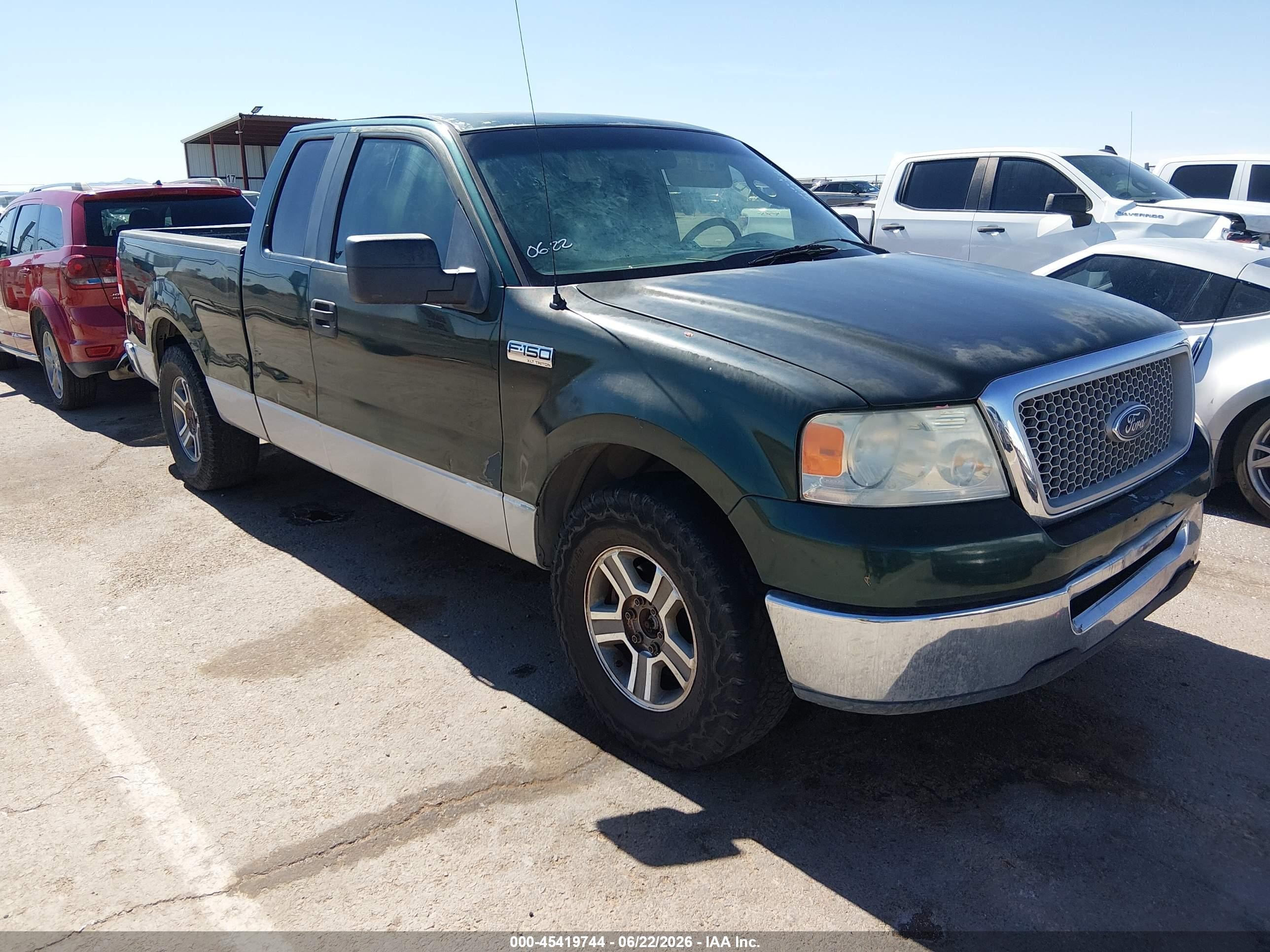 2007 Ford F-150 Stx/xl/xlt Зеленый vin: 1FTRX12W07FA66775