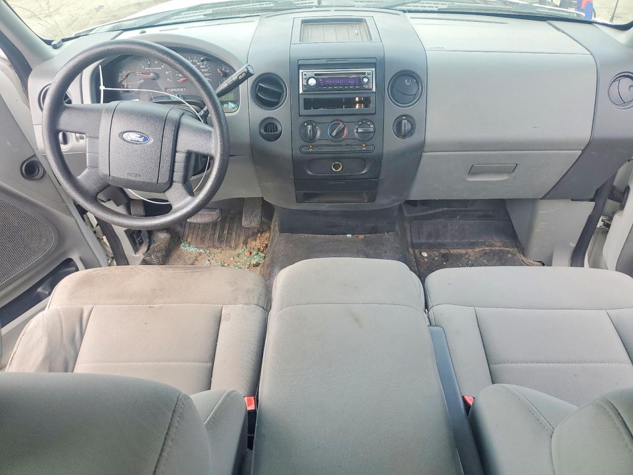 2007 Ford F150 White vin: 1FTRX12W07FB41734