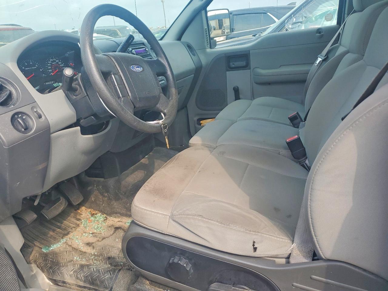 2007 Ford F150 White vin: 1FTRX12W07FB41734