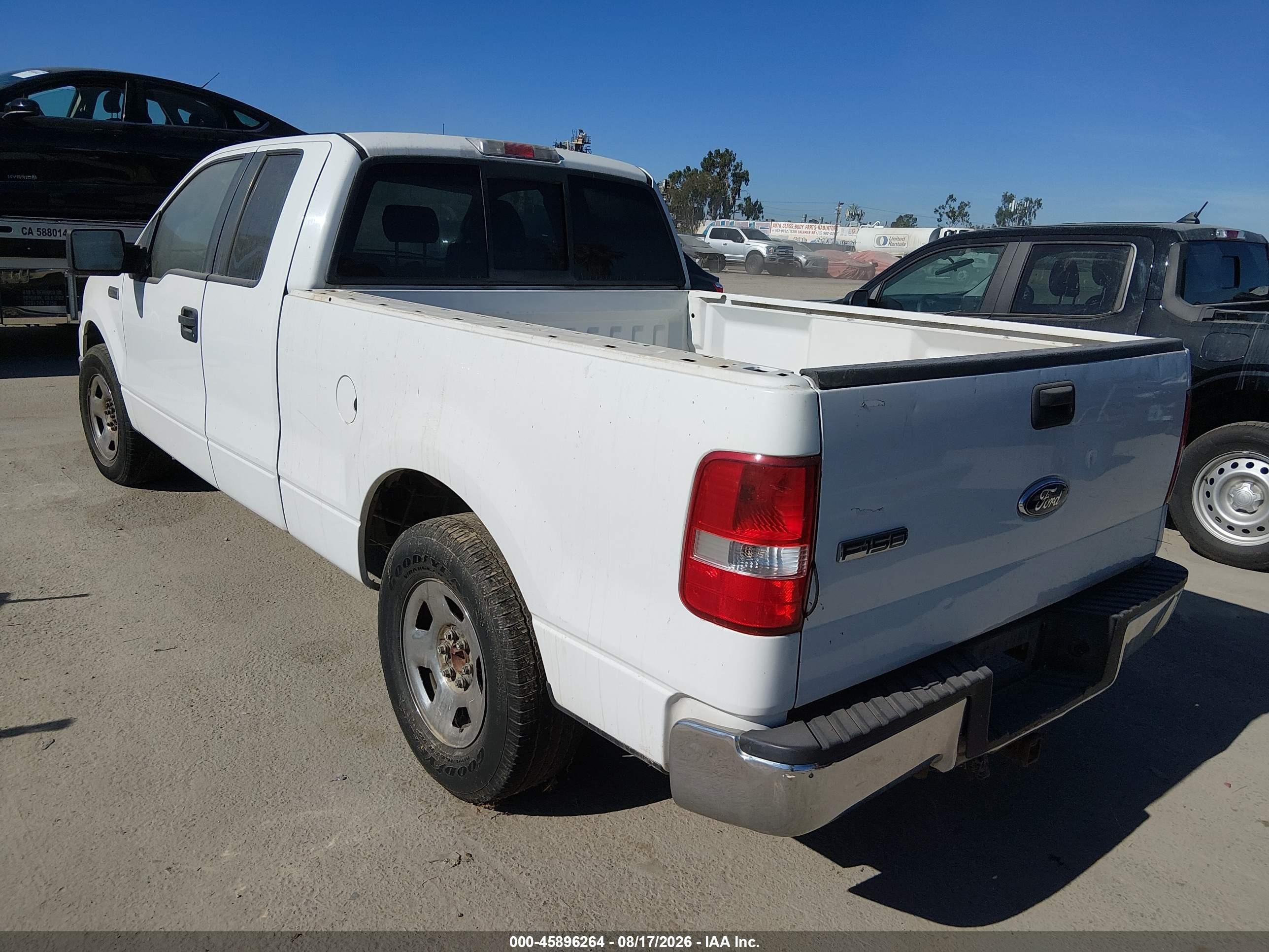 2007 Ford F-150 Stx/xl/xlt White vin: 1FTRX12W07FB90979