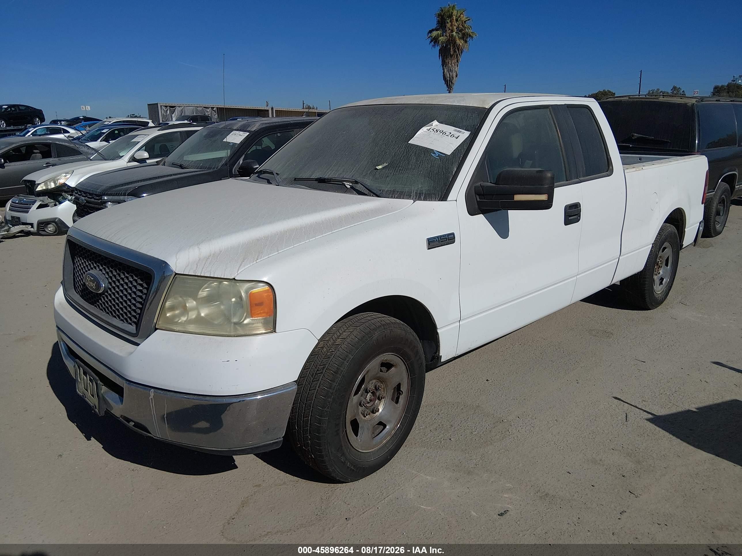 2007 Ford F-150 Stx/xl/xlt White vin: 1FTRX12W07FB90979