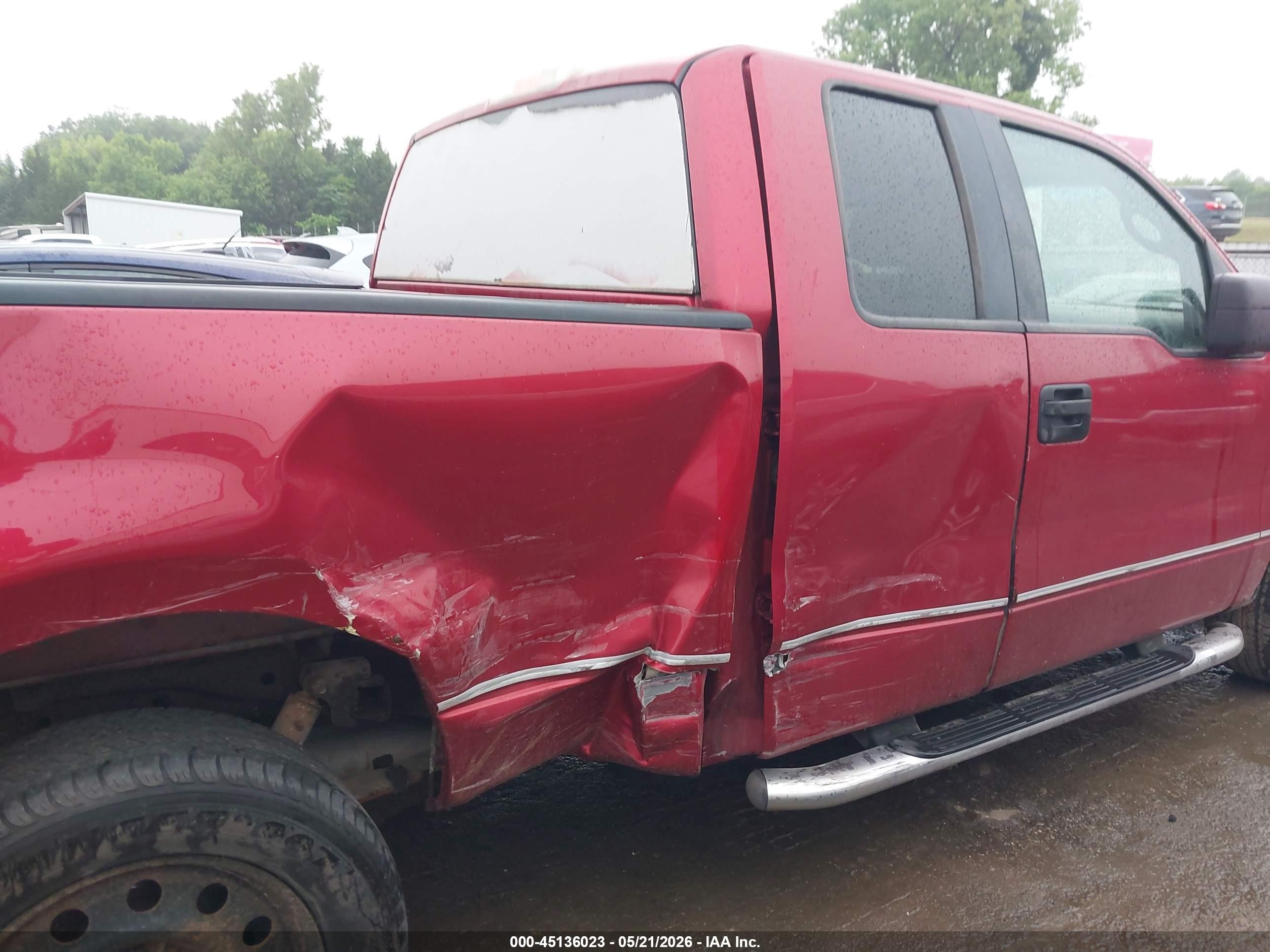 2007 Ford F-150 Stx/xl/xlt Красный vin: 1FTRX12W07KD12604