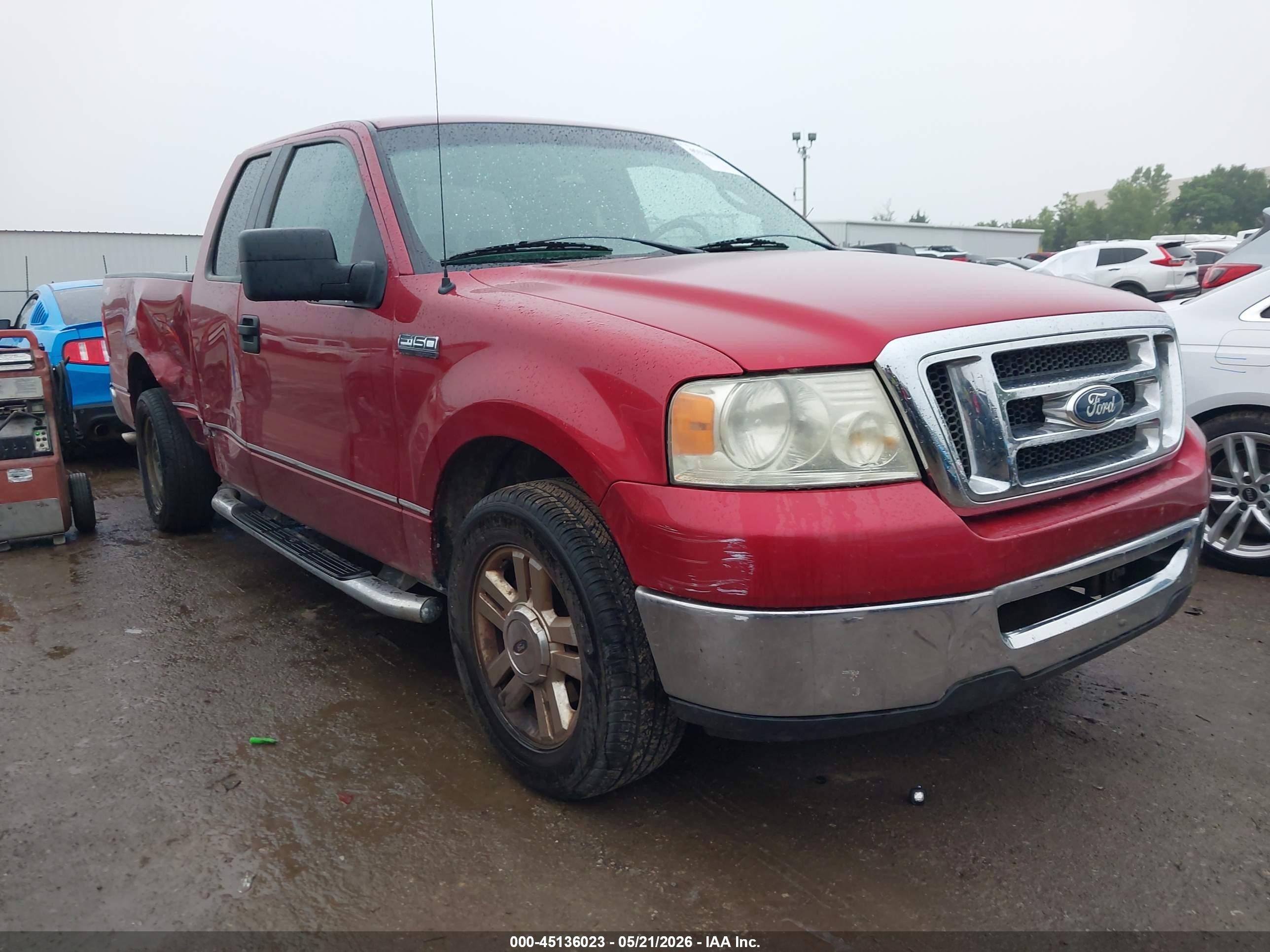 2007 Ford F-150 Stx/xl/xlt Red vin: 1FTRX12W07KD12604