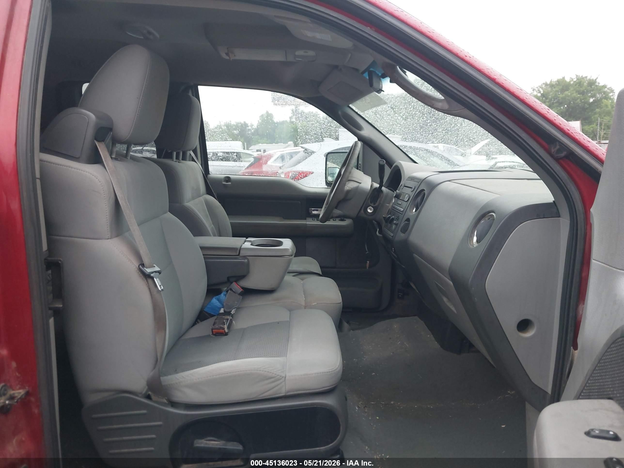 2007 Ford F-150 Stx/xl/xlt Красный vin: 1FTRX12W07KD12604