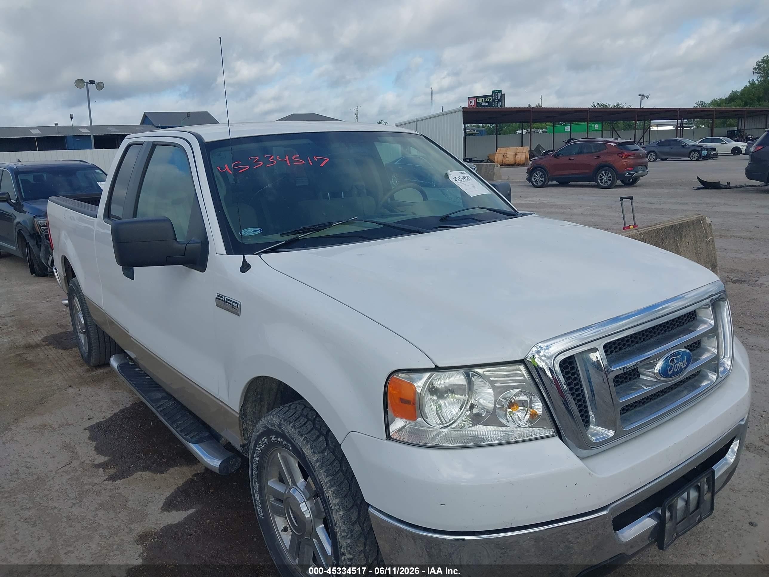 2007 Ford F-150 Stx/xl/xlt White vin: 1FTRX12W07KD16782