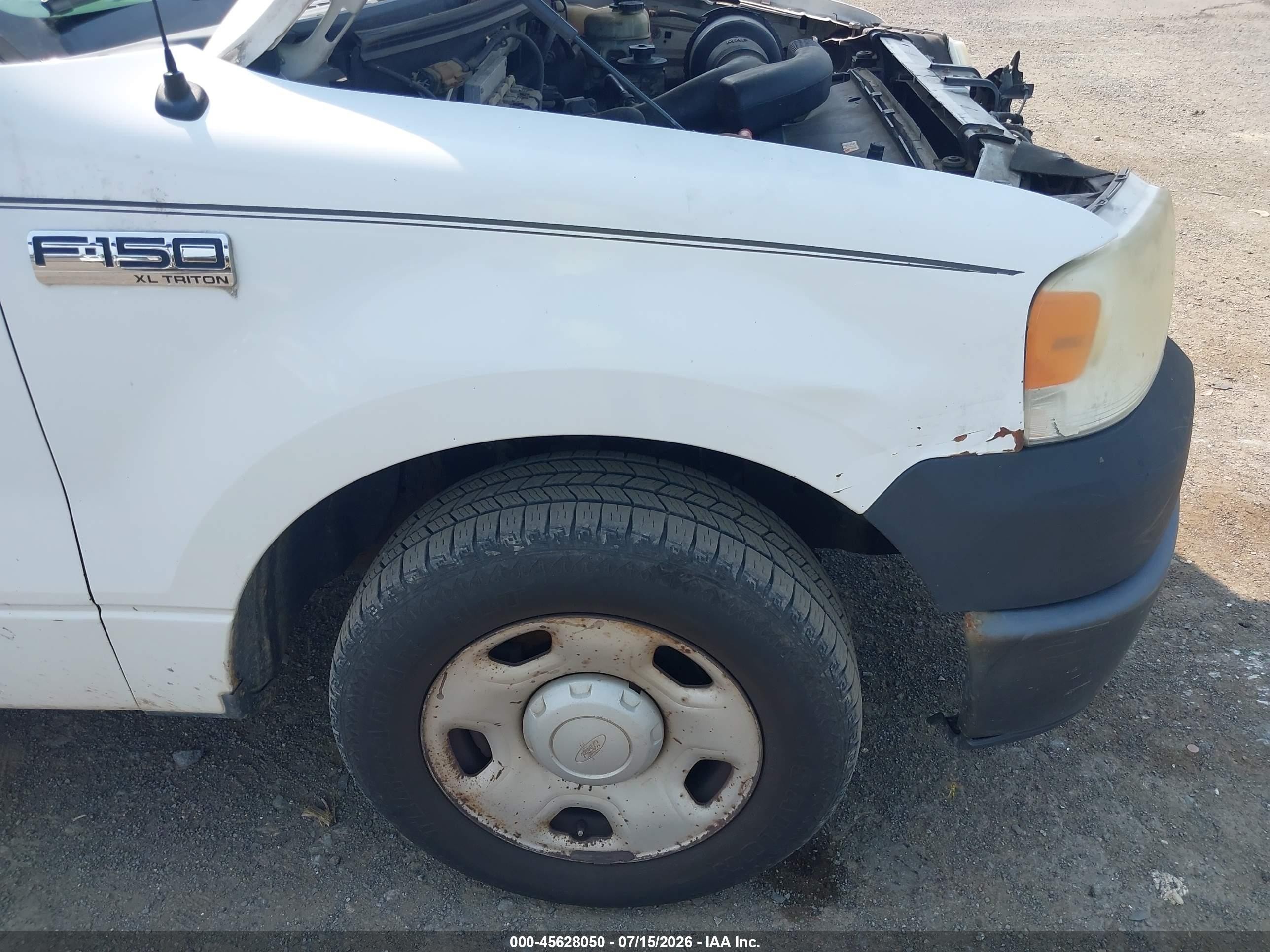 2007 Ford F-150 Stx/xl/xlt White vin: 1FTRX12W07NA87275