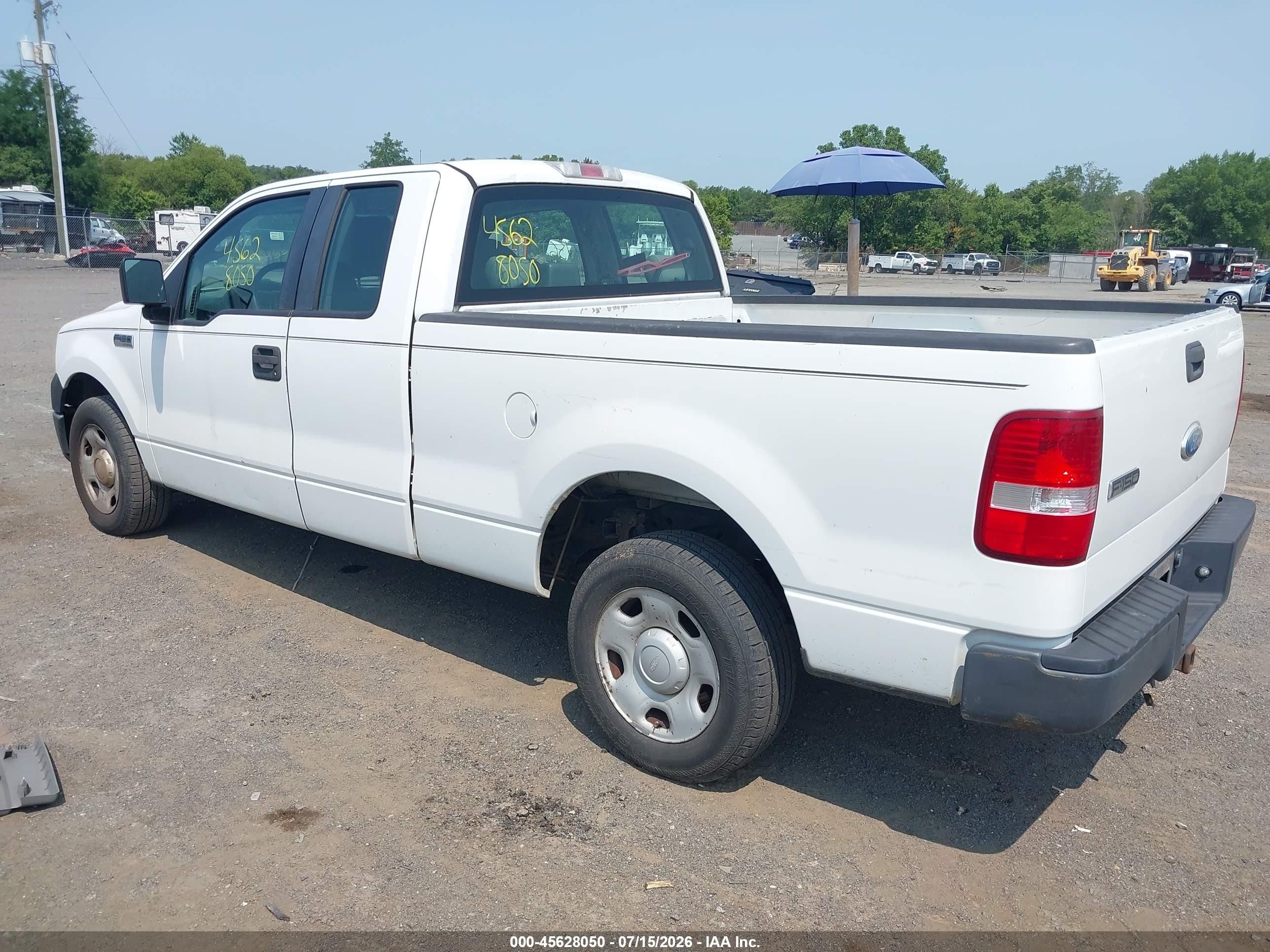 2007 Ford F-150 Stx/xl/xlt White vin: 1FTRX12W07NA87275