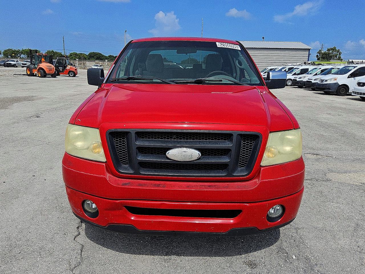 2008 Ford F150 Stx Red vin: 1FTRX12W08FC02985