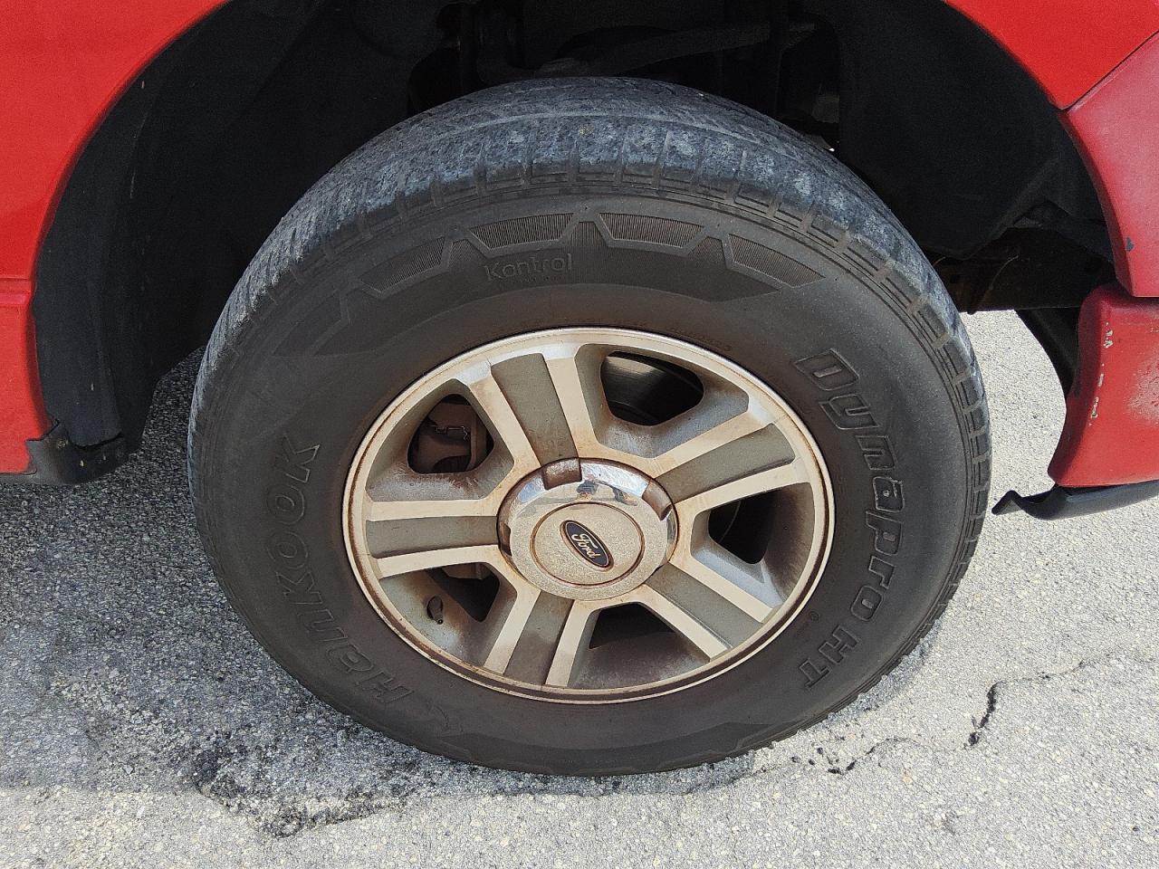 2008 Ford F150 Stx Red vin: 1FTRX12W08FC02985 Damage: Right Front Wheel, Curb Rash, 3 To 4 Inches