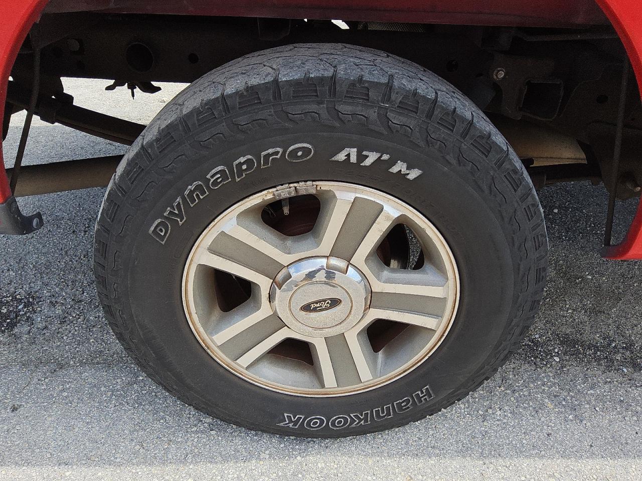 2008 Ford F150 Stx Red vin: 1FTRX12W08FC02985 Damage: Right Rear Wheel, Curb Rash, 3 To 4 Inches
