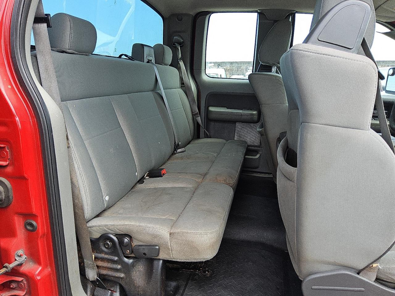 2008 Ford F150 Stx Red vin: 1FTRX12W08FC02985 Damage: Left Rear Seat Cushion, Stained, Permanent