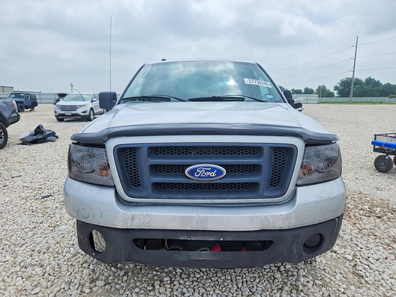 2008 Ford F150 Silver vin: 1FTRX12W08KD11695