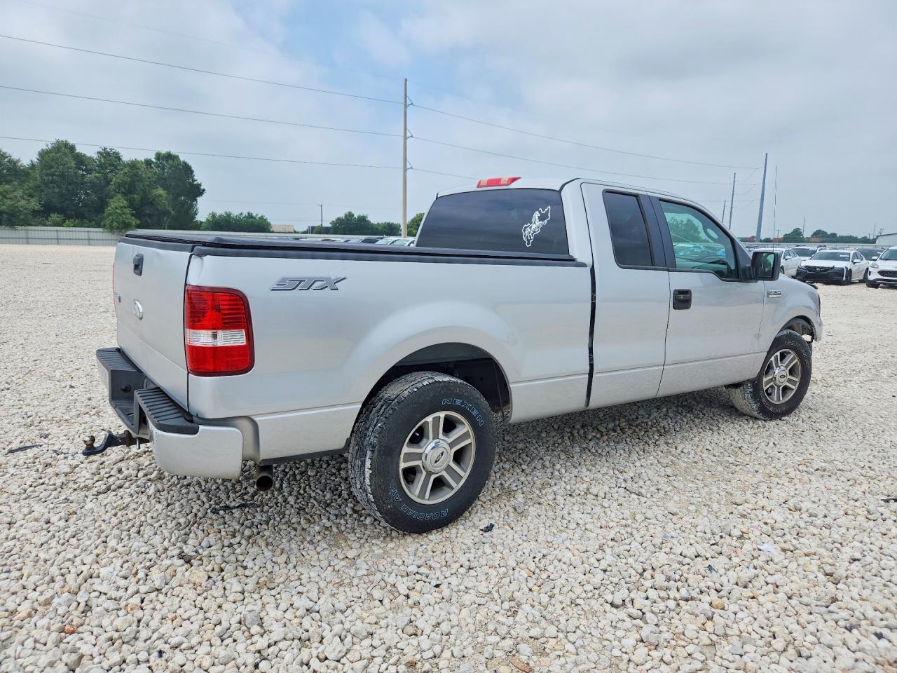 2008 Ford F150 Silver vin: 1FTRX12W08KD11695