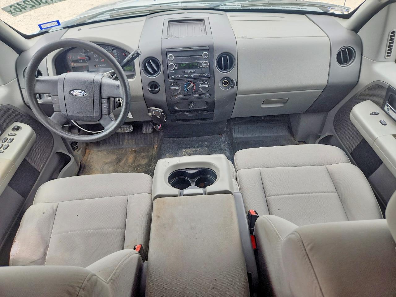 2008 Ford F150 Silver vin: 1FTRX12W08KD11695