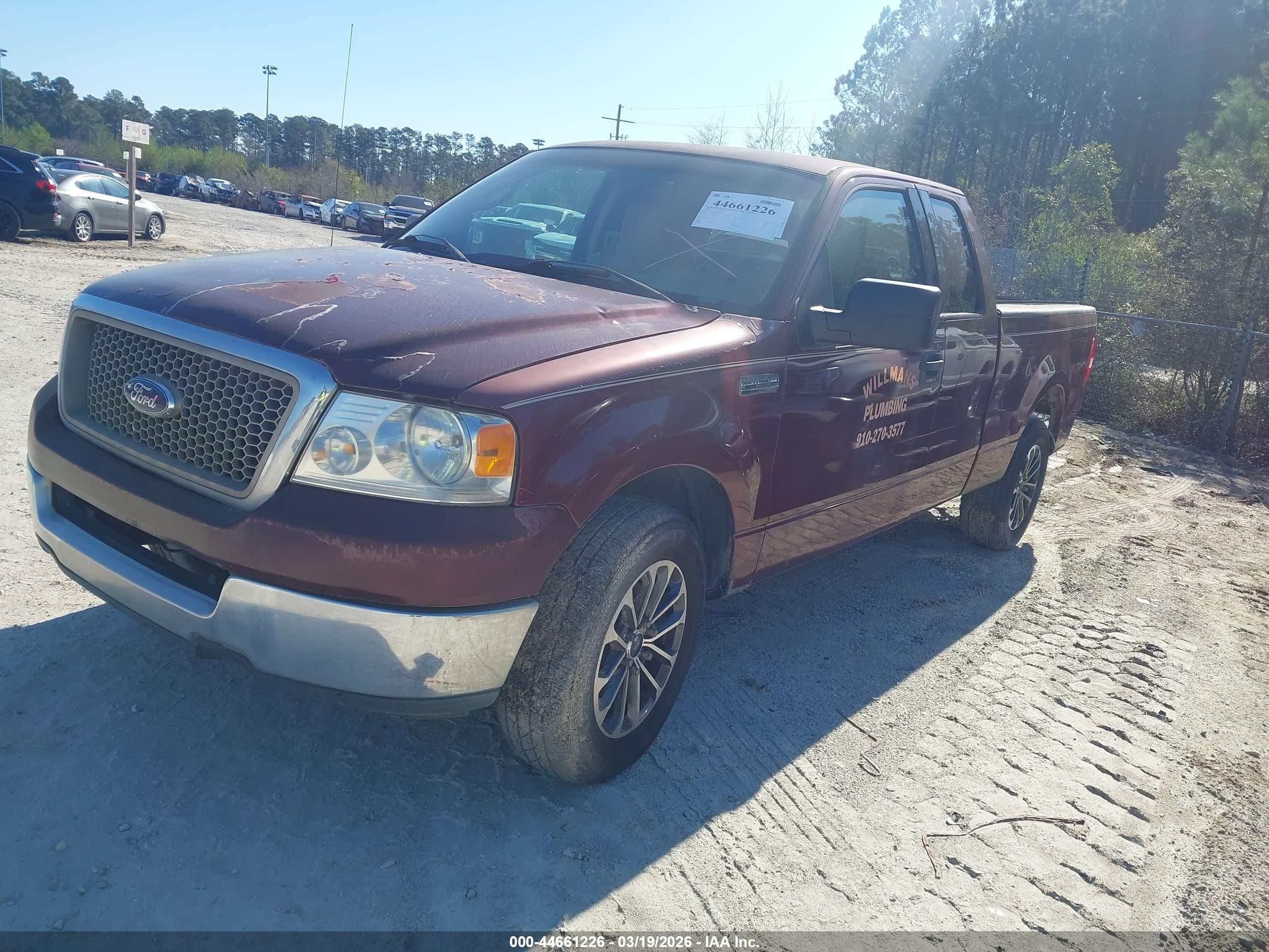 2004 Ford F-150 Stx/xl/xlt Maroon vin: 1FTRX12W14FA33943