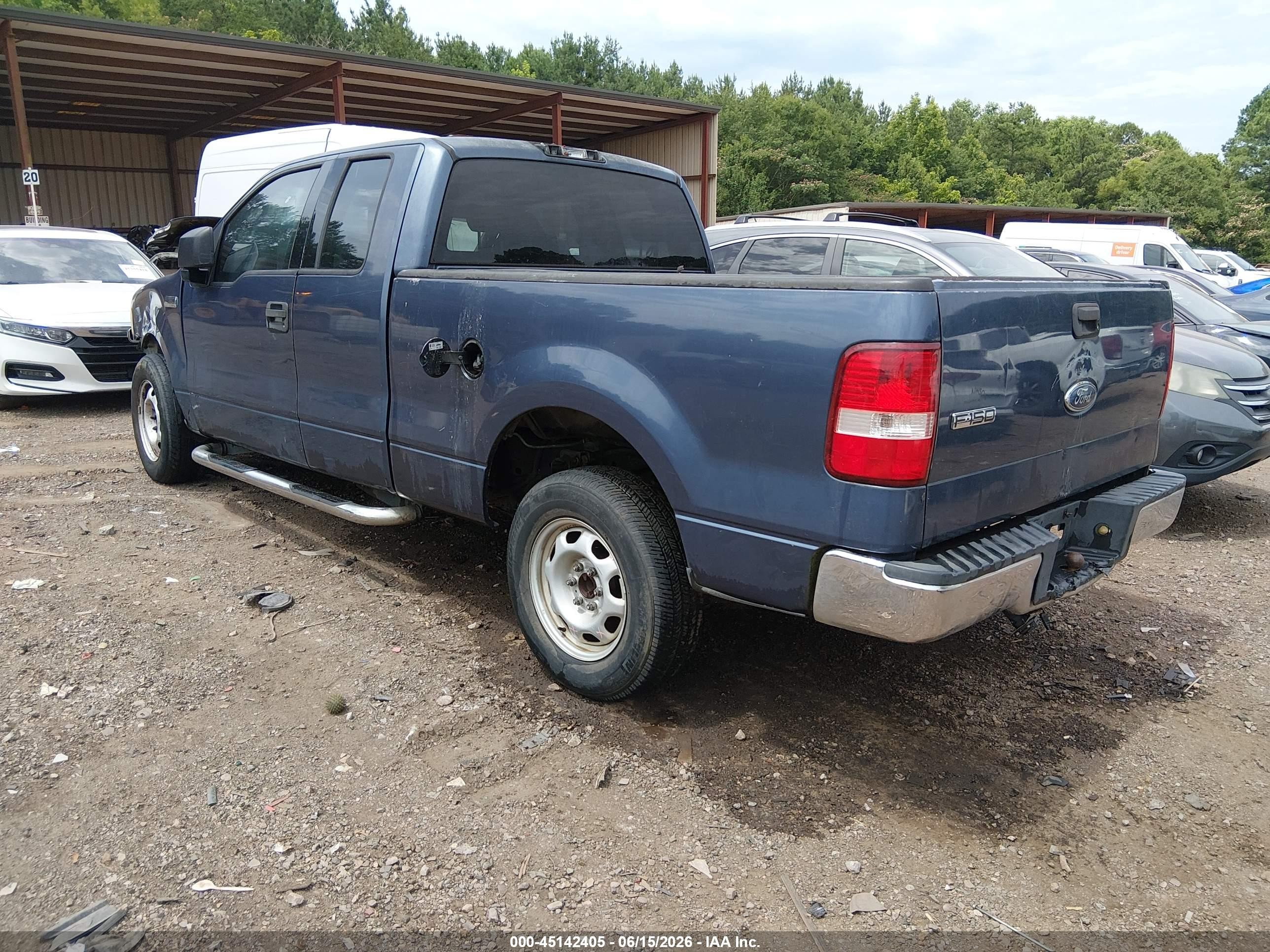 2004 Ford F-150 Stx/xl/xlt Blue vin: 1FTRX12W14KD72631