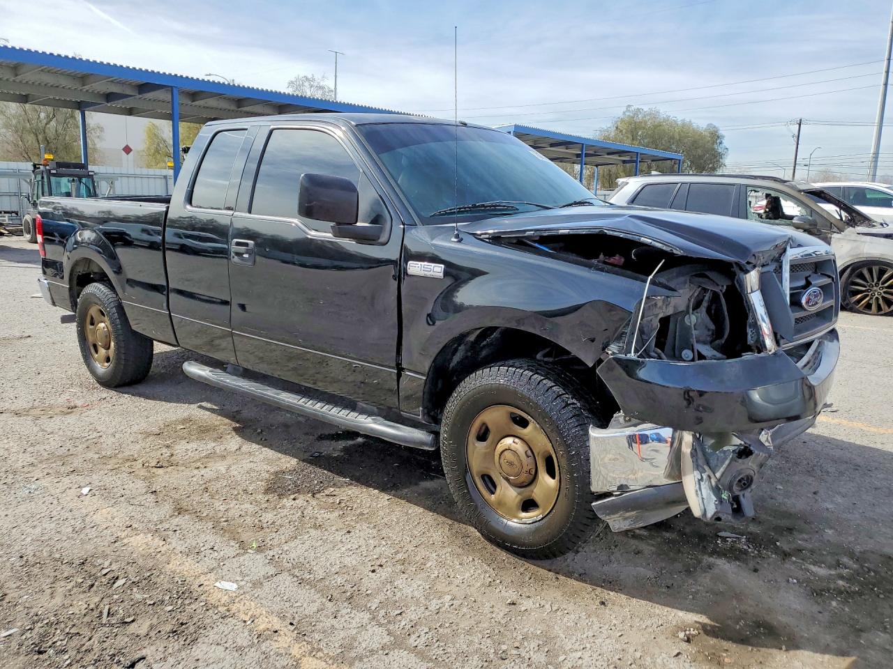 2004 Ford F150 Black vin: 1FTRX12W14KD94287