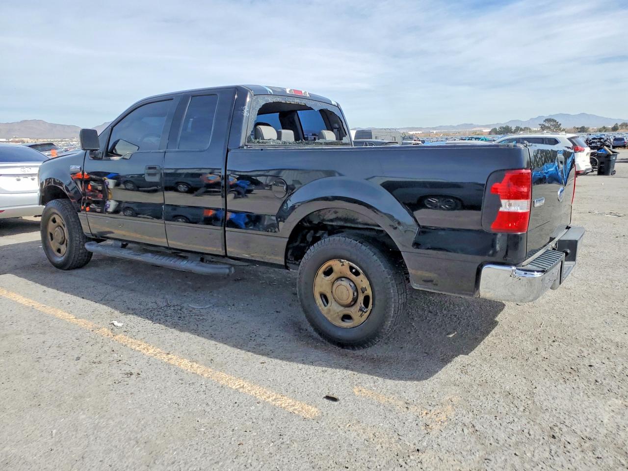 2004 Ford F150 Black vin: 1FTRX12W14KD94287